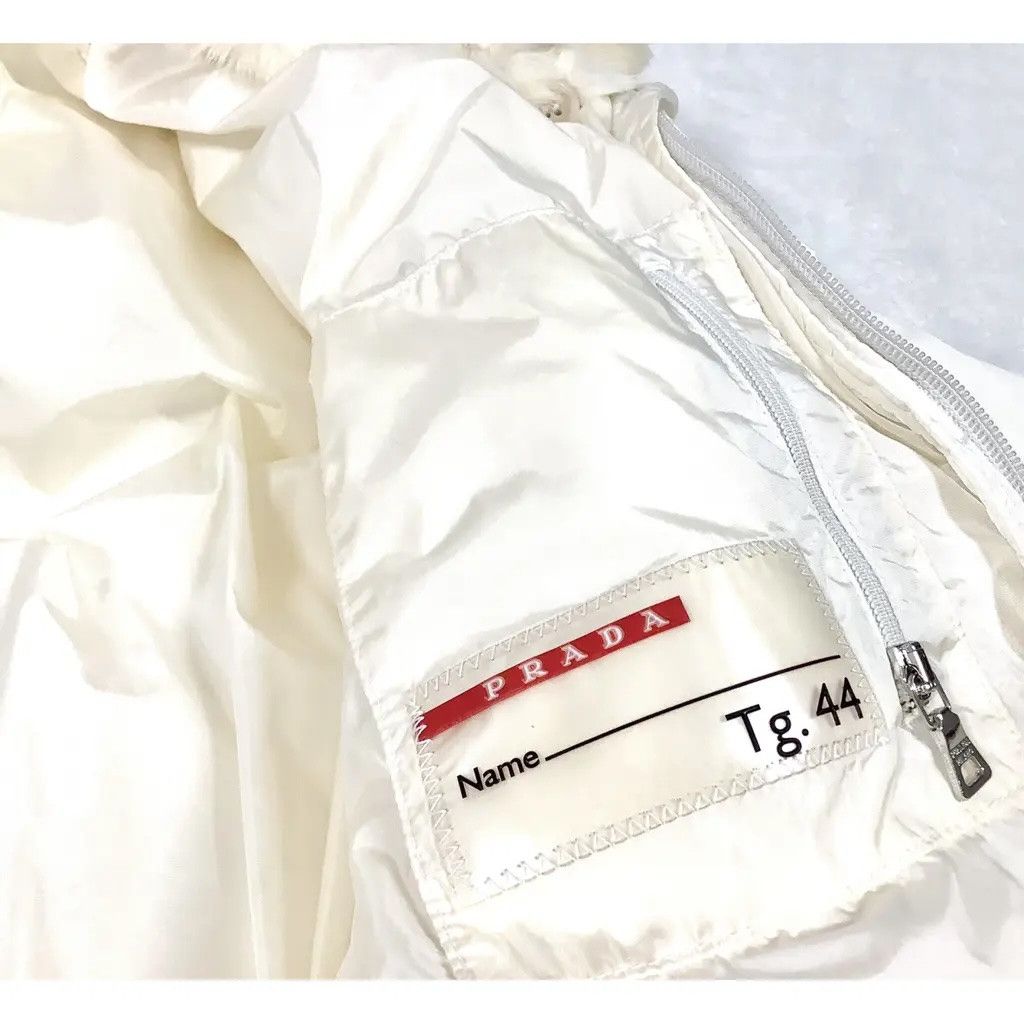 Prada Cream white Prada Puffer Down Coat Size M / US 6-8 / IT 42-44 - 7 Thumbnail