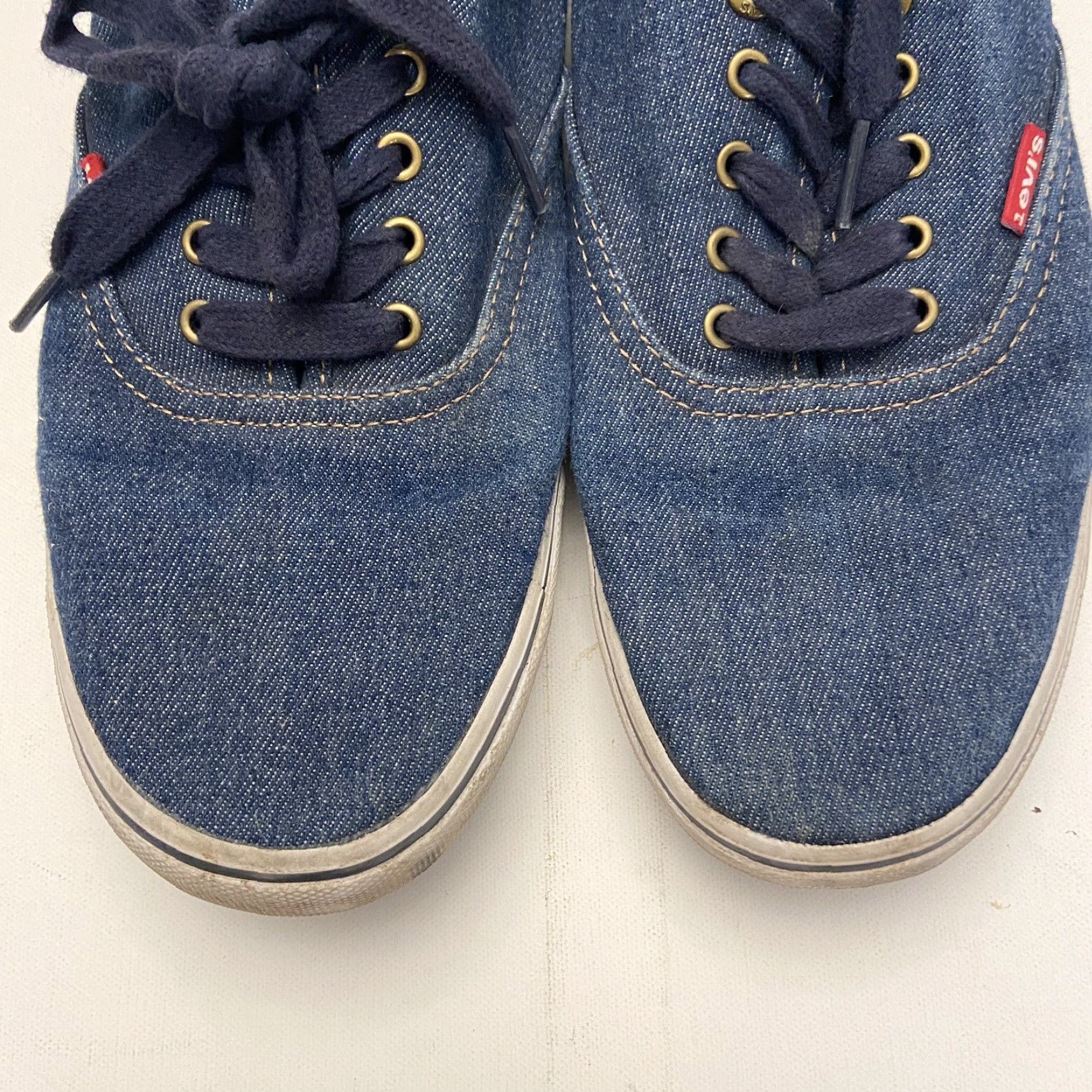 Denime Levi's Sneaker Denim Blue Canvas Men 9.5 Size US 9.5 / EU 42-43 - 4 Thumbnail