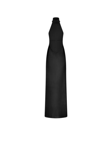 Tom Ford o1w1db10525 ACK462 Halterneck Knit Evening Dress in Black Size M / US 6-8 / IT 42-44 - 1 Preview