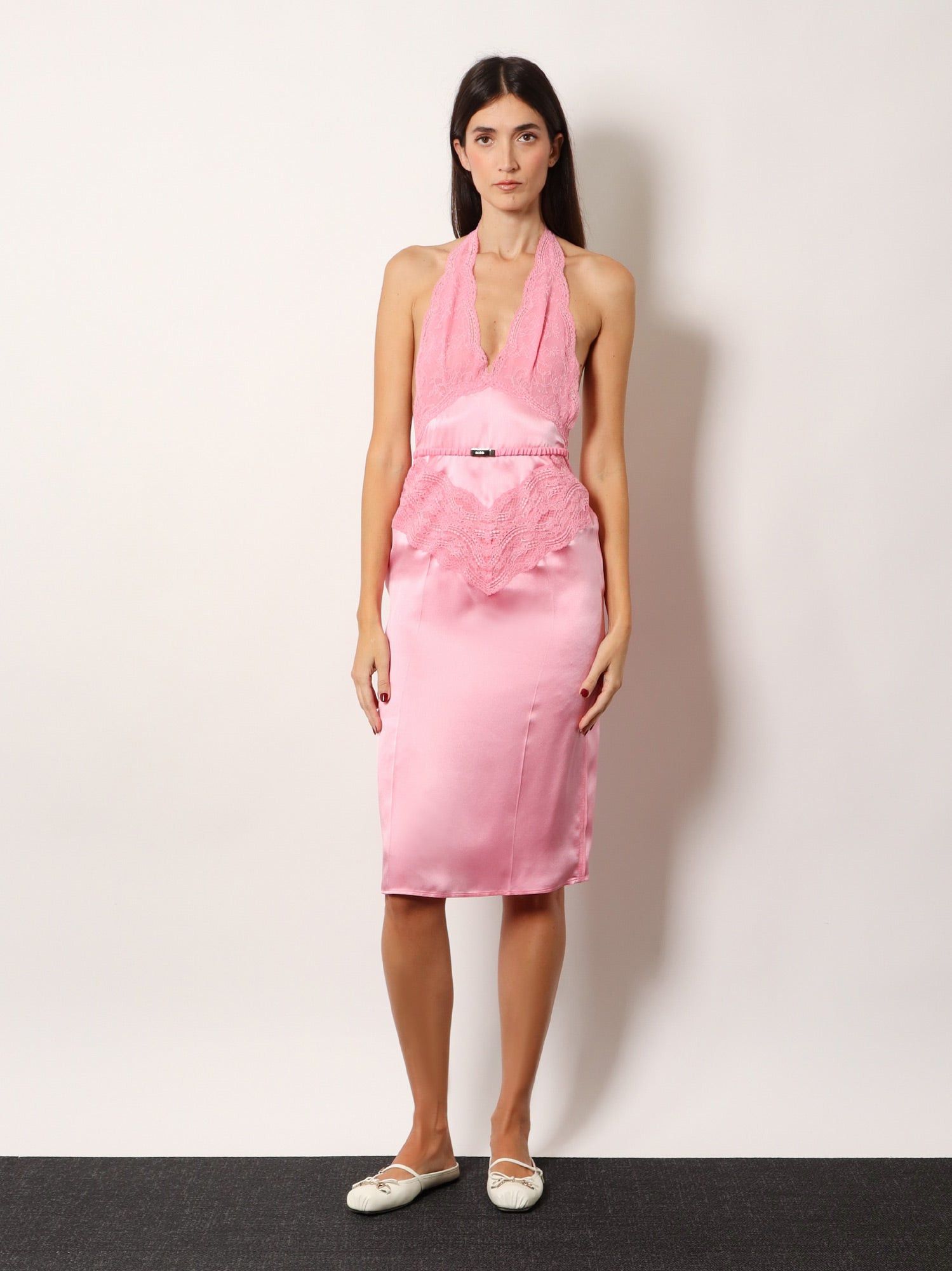 Gucci Silk Satin Midi Dress Size S / US 4 / IT 40 - 1 Thumbnail