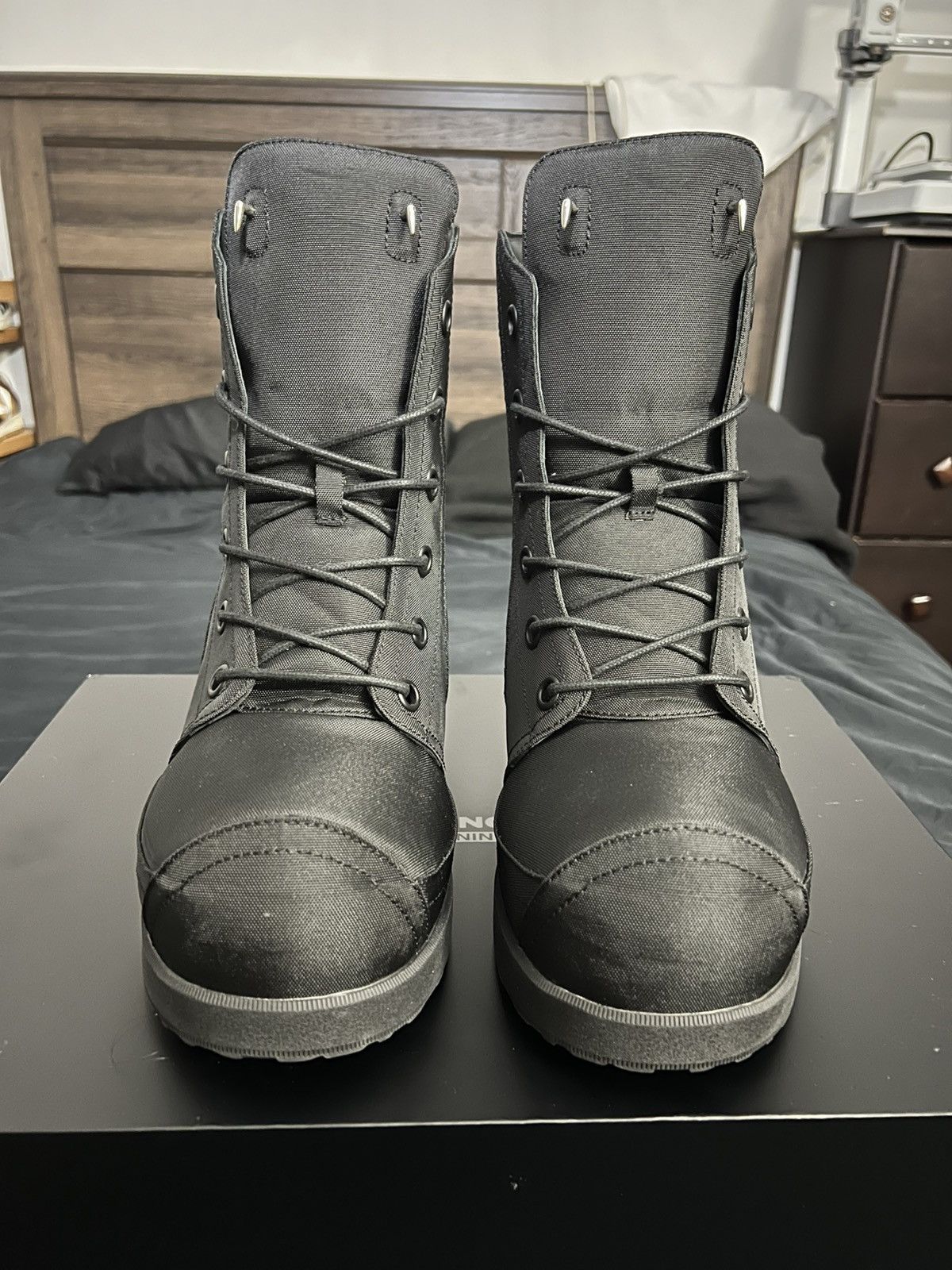 1199 Bazo 1199 x Cannone Mickey Boot Pour Homme (Nylon Noir) Size US 8.5 / EU 41-42 - 5 Thumbnail