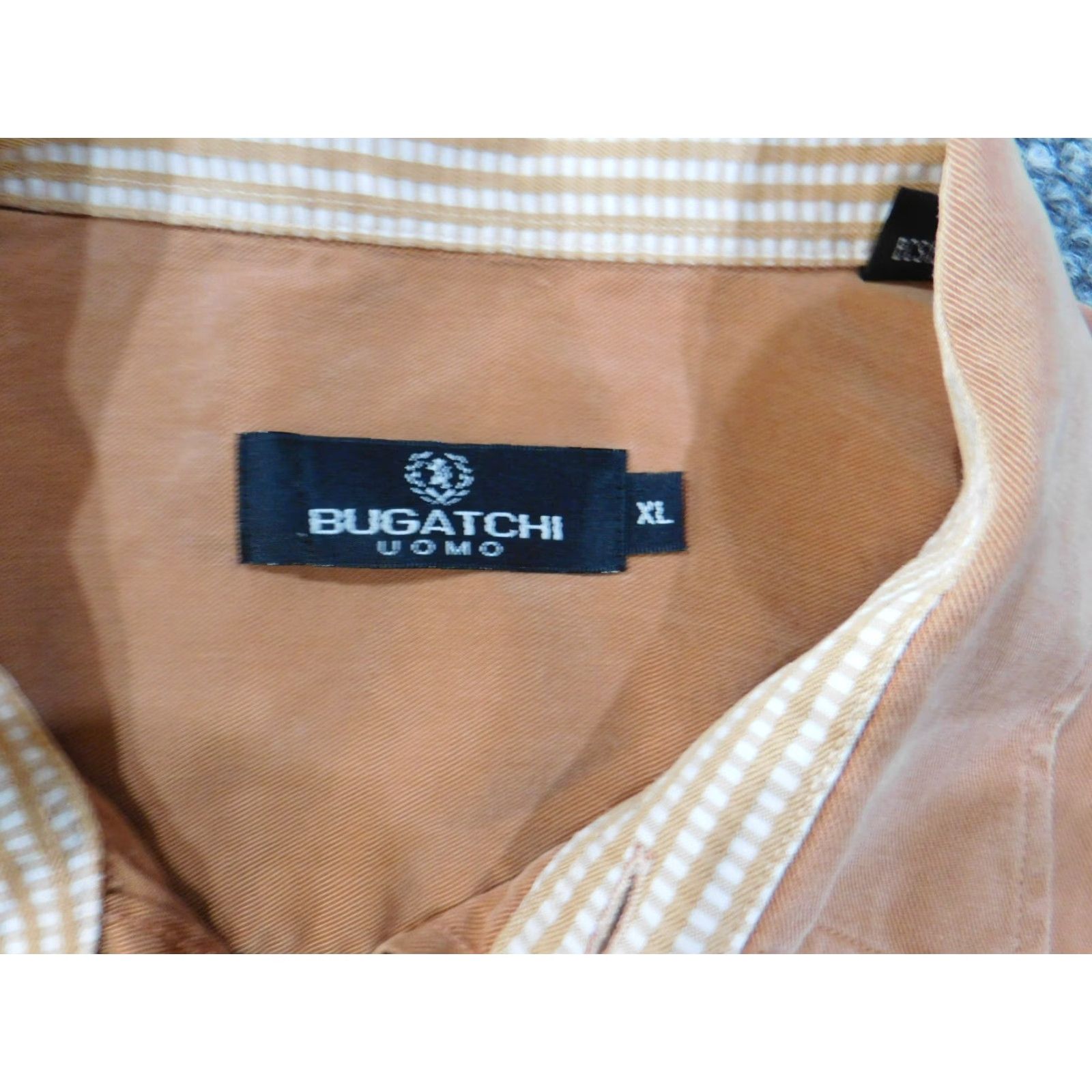 BUGATCHI Bugatchi Uomo Shirt xl orange mens tencel casual button up city modern Size US XL / EU 56 / 4 - 3 Thumbnail