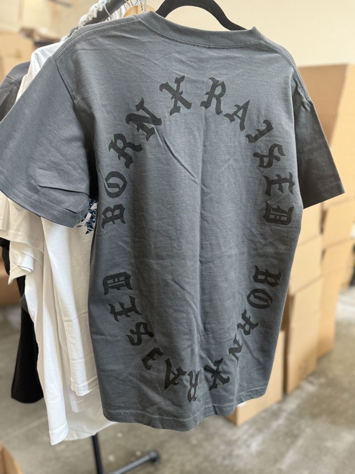 Born X Raised BORN X RAISED BXR DOUBLE ARCH LOGO TEE GREY Size M Size US M / EU 48-50 / 2 - 2 Thumbnail