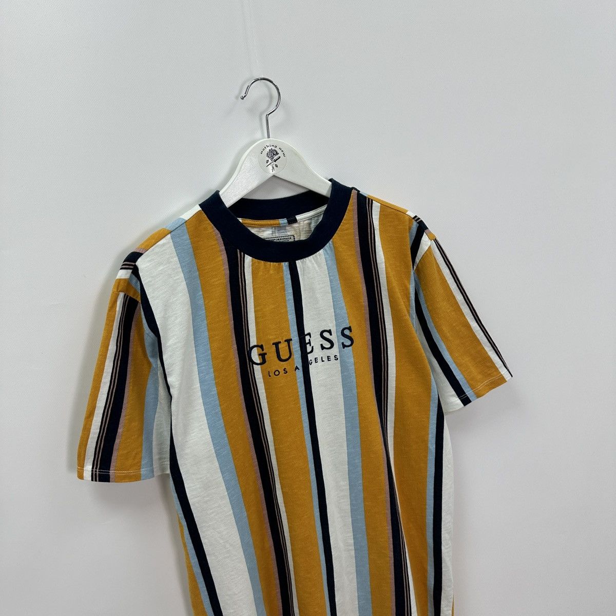 Guess Guess Embroidered Striped oversize tee classic hype og y2k Size US S / EU 44-46 / 1 - 3 Thumbnail