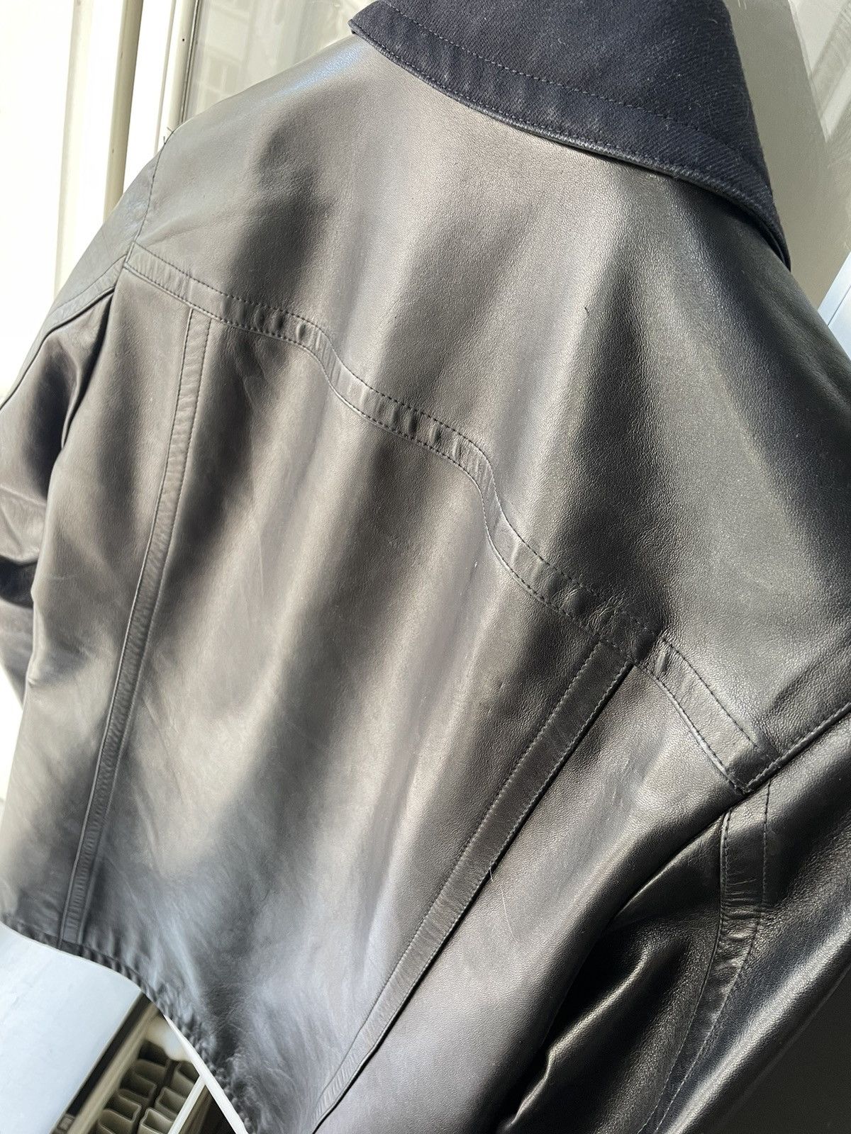 Gucci Gucci Leather & Wool Jacket Size US S / EU 44-46 / 1 - 5 Thumbnail
