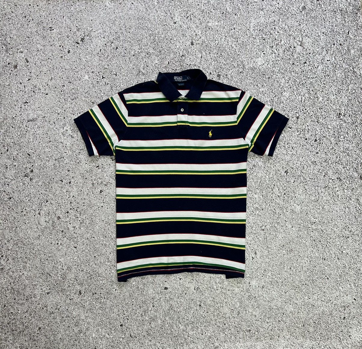 Polo Ralph Lauren × RRL Ralph Lauren × Rugby Ralph Lauren Vintage 90s Polo Ralph Lauren Classic Logo Polo T-Shirt Size US XXL / EU 58 / 5 - 1 Thumbnail