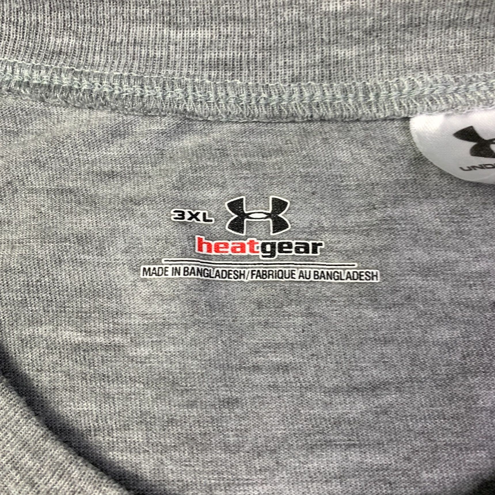 Under Armour Under Armour Shirt Adult 3XL Gray Cotton Lightweight Outdoors Gym Mens Size US XXL / EU 58 / 5 - 2 Thumbnail