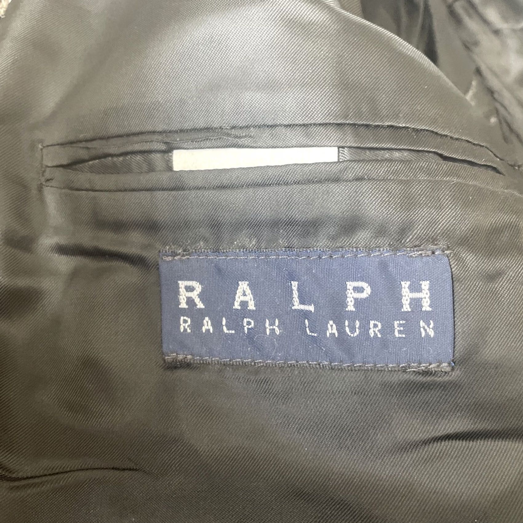 Ralph Lauren VINTAGE Ralph Lauren Blazer Mens 46T Gray Houndstooth Tweed Wool Sport Coat Size 46R - 3 Thumbnail