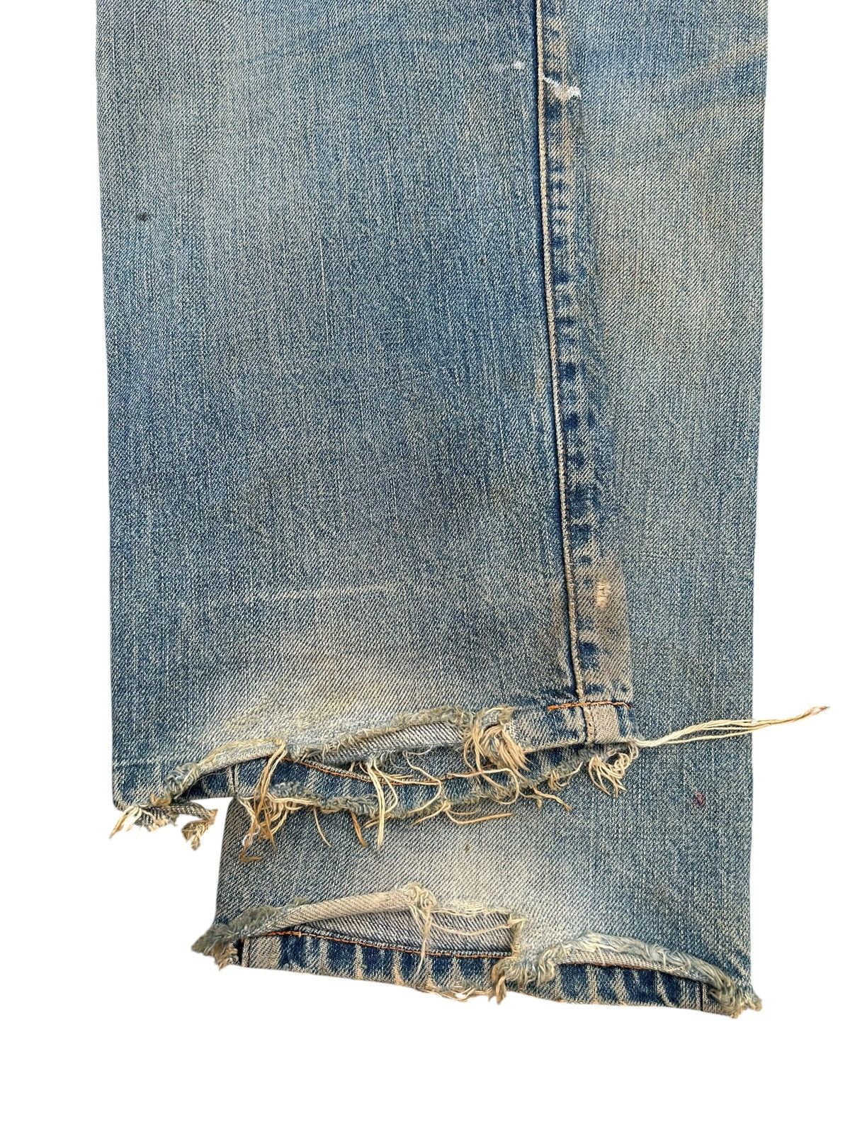 Kapital Thrashed Vintage Levis Big E Selvedge Denim Jeans Size US 29 - 8 Thumbnail
