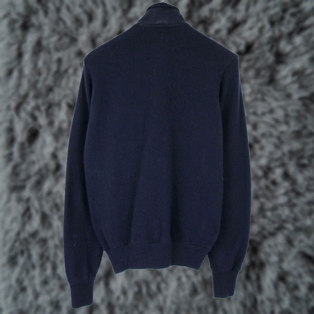 Vintage NORTH SAILS Sweatshirt Men's MEDIUM Full Zip Wool Blend High Neck Pockets Blue Size US M / EU 48-50 / 2 - 1 Thumbnail