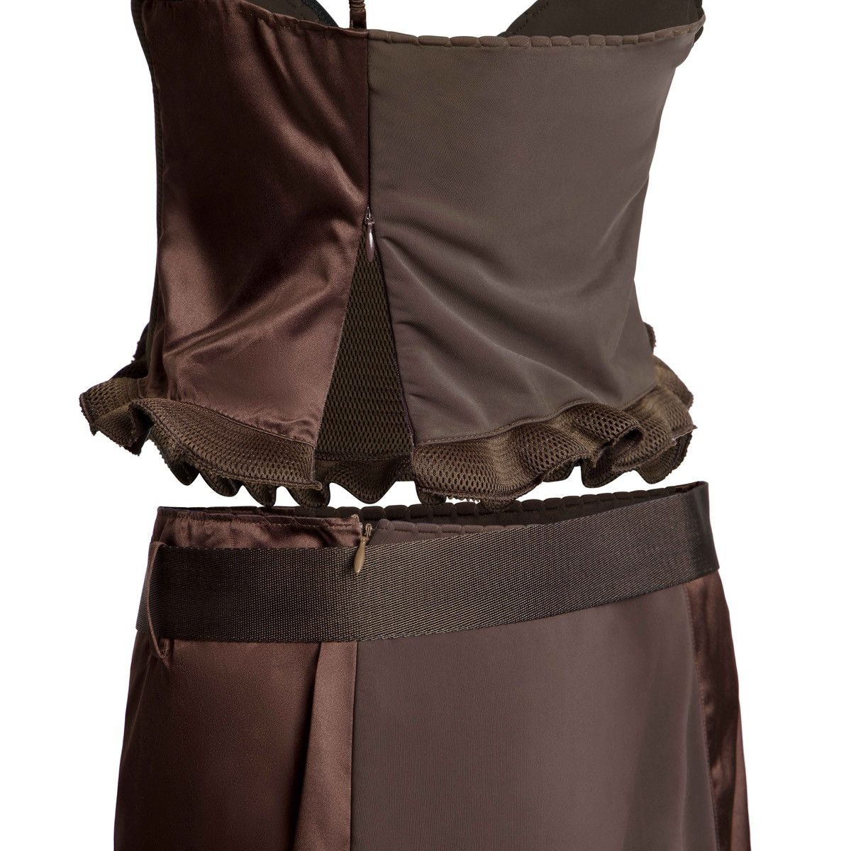 Miu Miu FW 1999 RUFFLE NEOPRENE SET Size M / US 6-8 / IT 42-44 - 4 Thumbnail