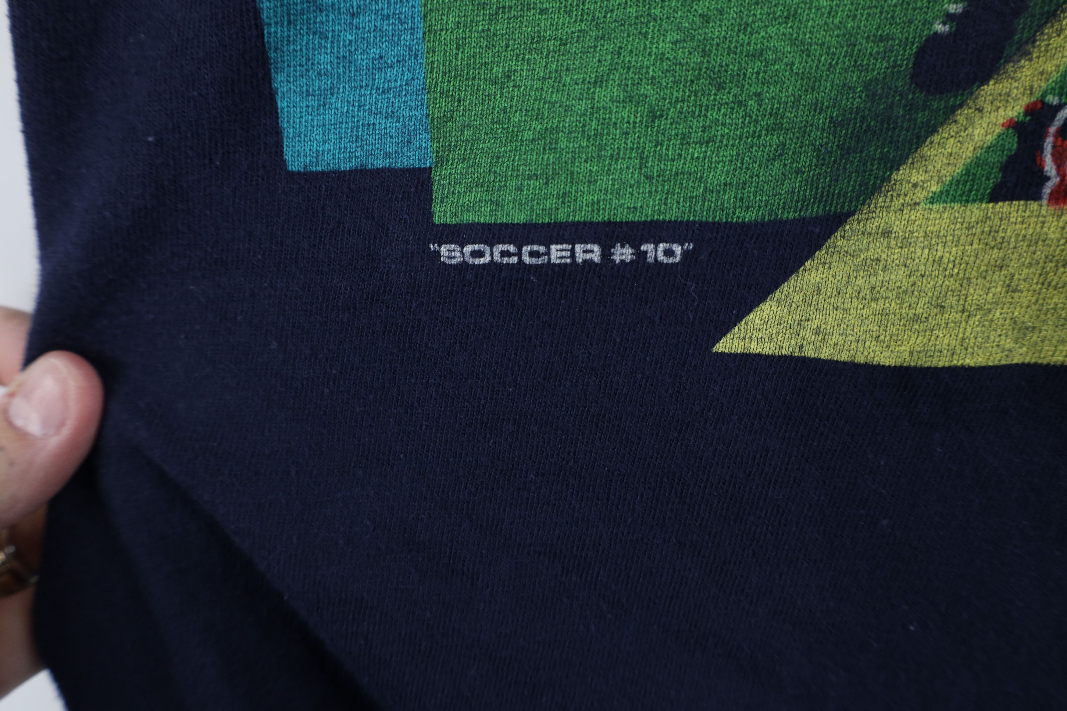 Levi's × Vintage Vintage 80s Levis Olympics Soccer Long Sleeve T-Shirt USA Size US XL / EU 56 / 4 - 6 Thumbnail
