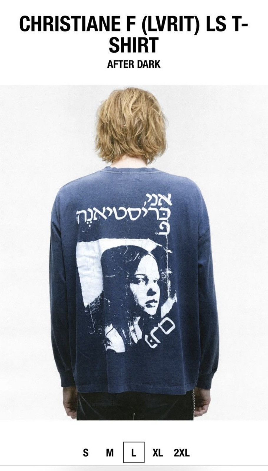 Enfants Riches Deprimes Enfants Riches Deprimes Christiane F. Size US XXL / EU 58 / 5 - 10 Thumbnail