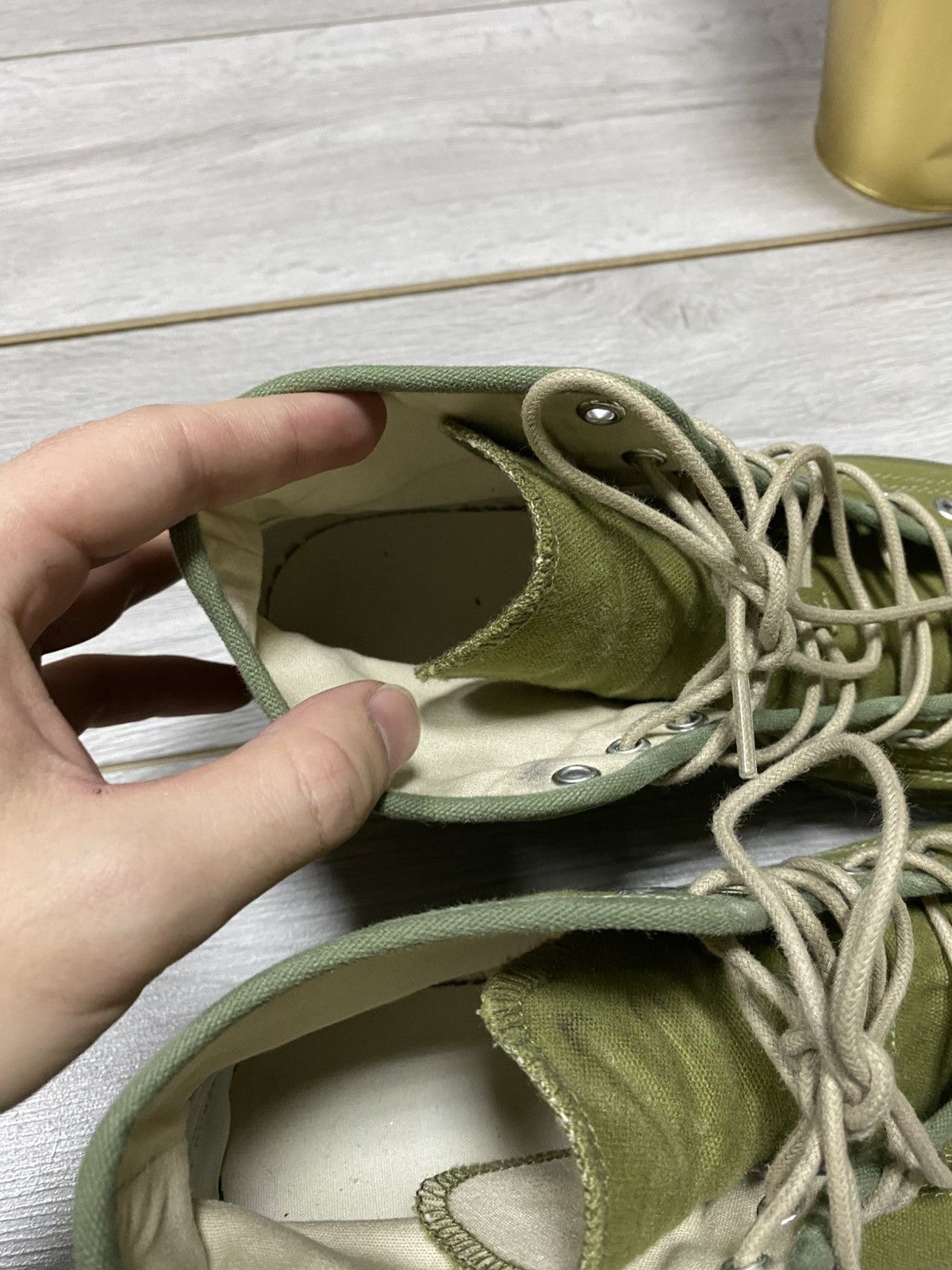 Acne Studios Acne Studios logos high sneakers shoes converse style Size US 10 / EU 43 - 10 Thumbnail