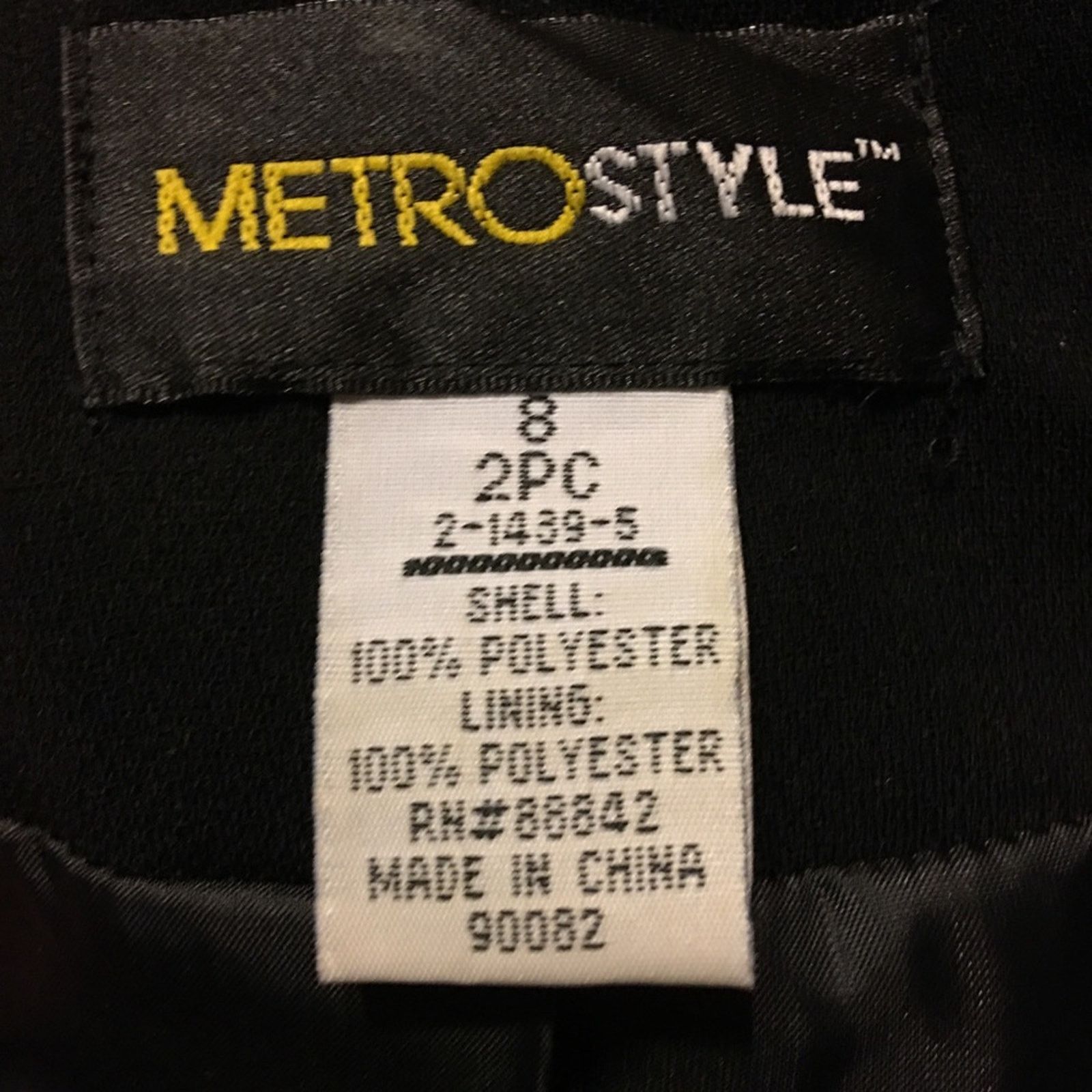 Other Metro Style black collared jacket NWOT 8 Size M / US 6-8 / IT 42-44 - 8 Thumbnail