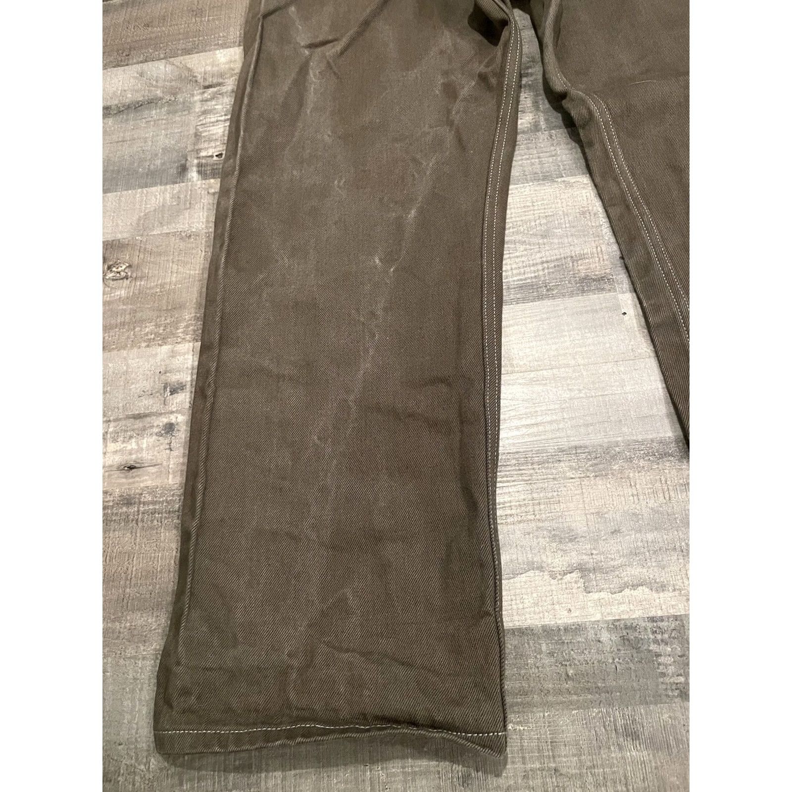 Levi's Levi'S Jeans Mens 40 Gray 501XX 40x30 39x28 Straight Fit Brown Button Fly F320 Size US 40 / EU 56 - 5 Thumbnail