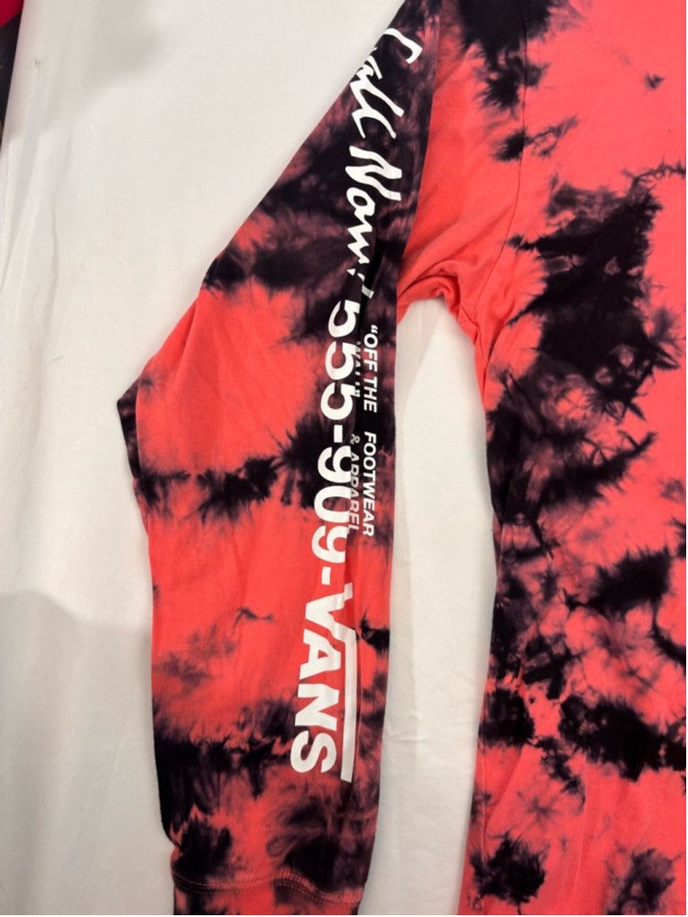 Vans Men's Vans Tie Dye Long Sleeve T-Shirt Size M Red Black Size US XL / EU 56 / 4 - 8 Thumbnail