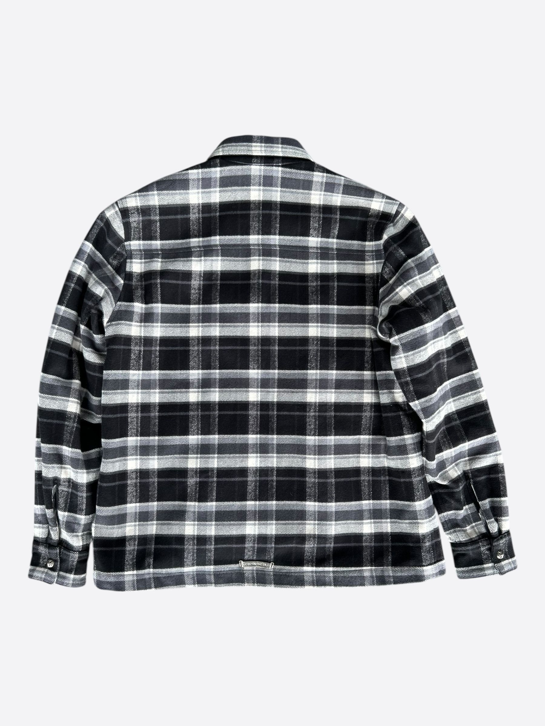 Chrome Hearts Chrome Hearts Black & Grey Plaid Jacket Size US S / EU 44-46 / 1 - 2 Thumbnail