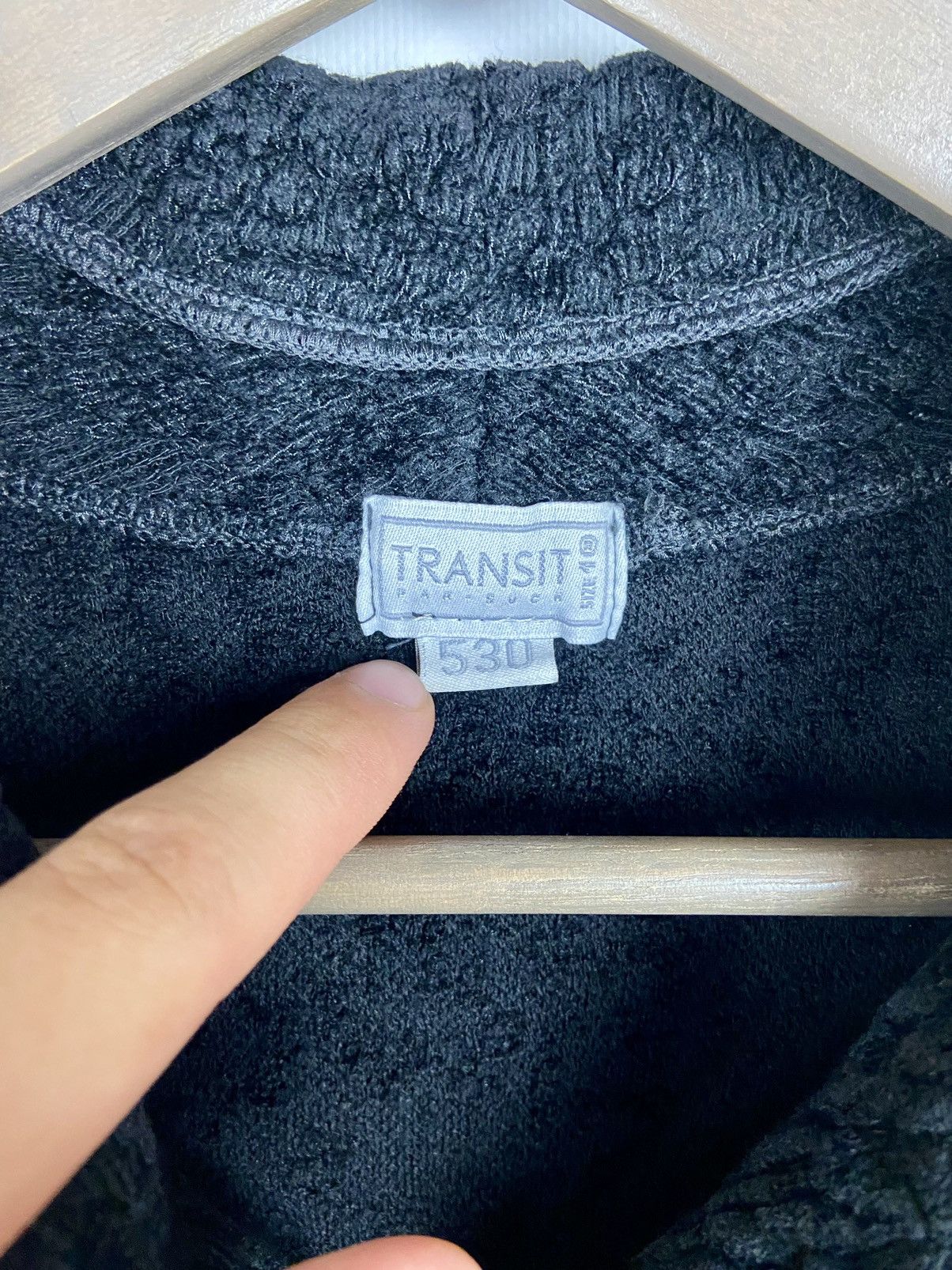 Transit × Vintage Transit Par-Such Womens Cardigan Coat Viscose Lana Wool Sz 1 Size M / US 6-8 / IT 42-44 - 3 Thumbnail