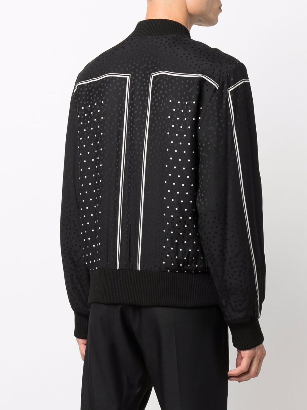 Saint Laurent Paris Saint Laurent Polka Dot Bomber Size US M / EU 48-50 / 2 - 1 Thumbnail