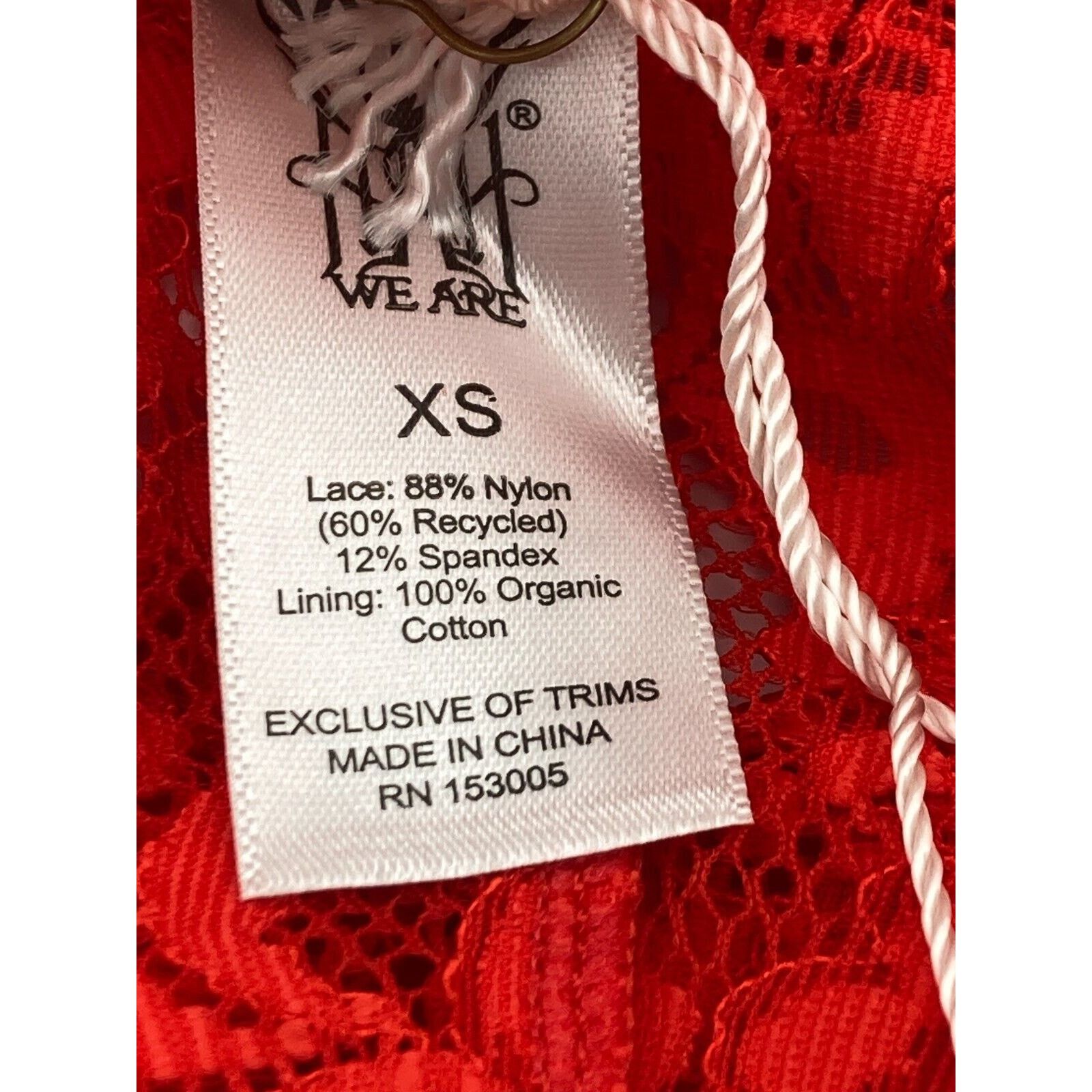 Free People Free People We are HAH 'Cut to the Chase' Blood Orange XS Size XS / US 0-2 / IT 36-38 - 13 Thumbnail