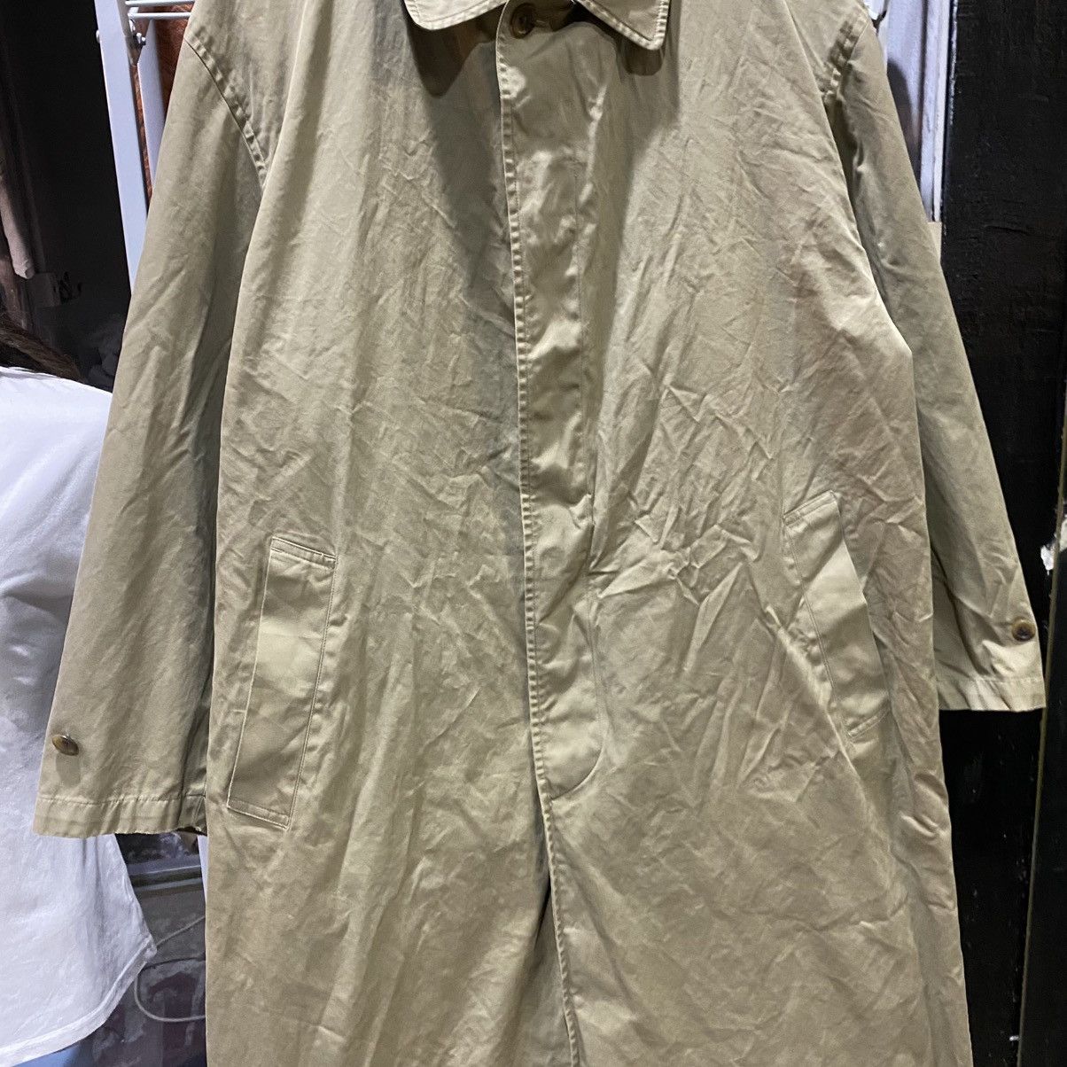 Yohji Yamamoto Vintage 80s Yohji Yamamoto Homme Impermeable Car Coat Size US XL / EU 56 / 4 - 5 Thumbnail