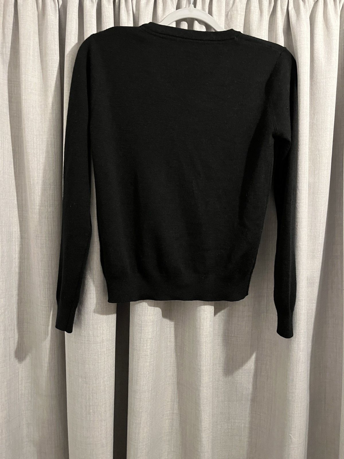 H&M Black v- neck jumper Size US S / EU 44-46 / 1 - 3 Thumbnail