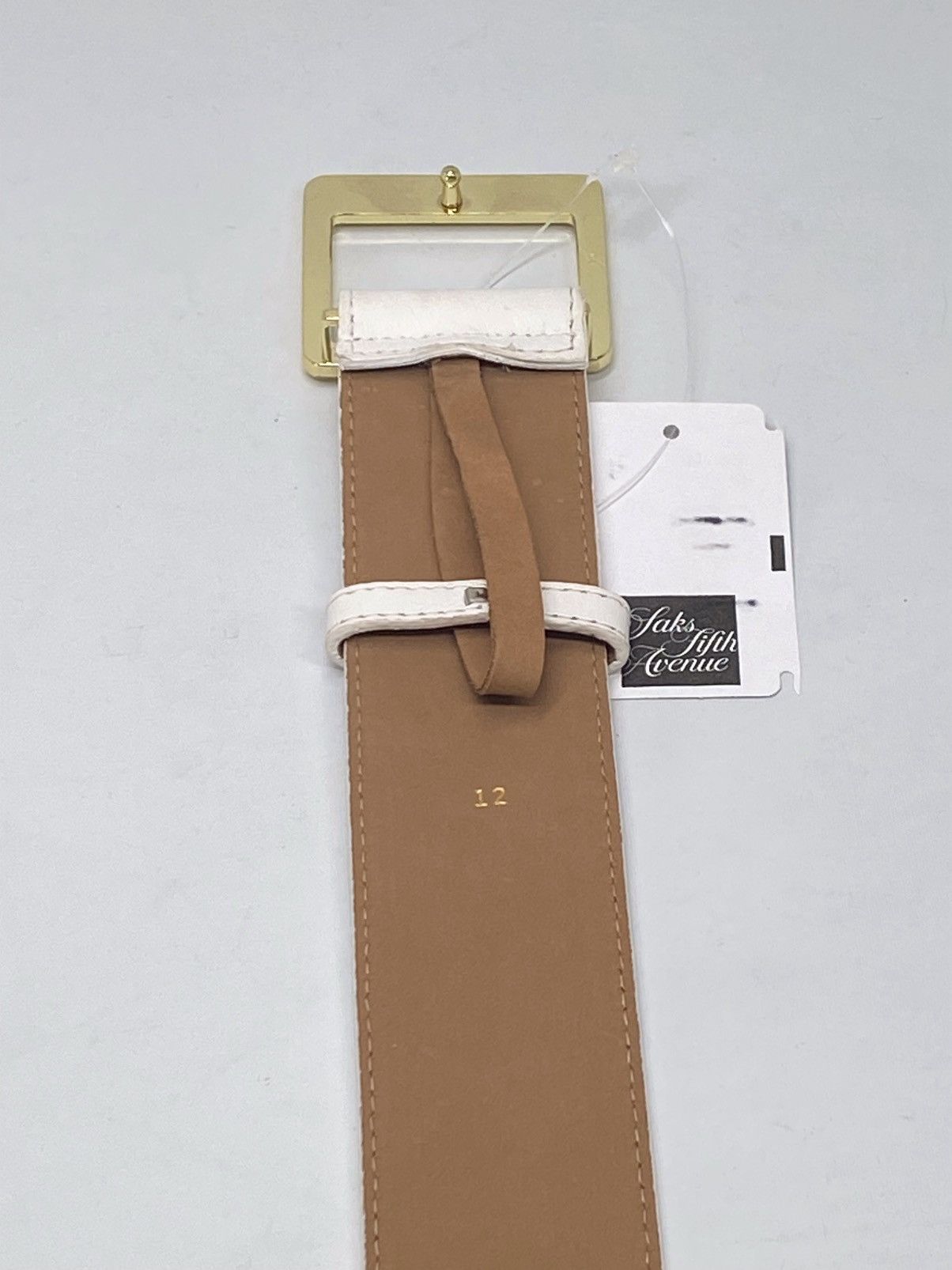 Other Sergio Hudson Square Buckle Wide Leather Belt size 12 Size ONE SIZE - 6 Thumbnail