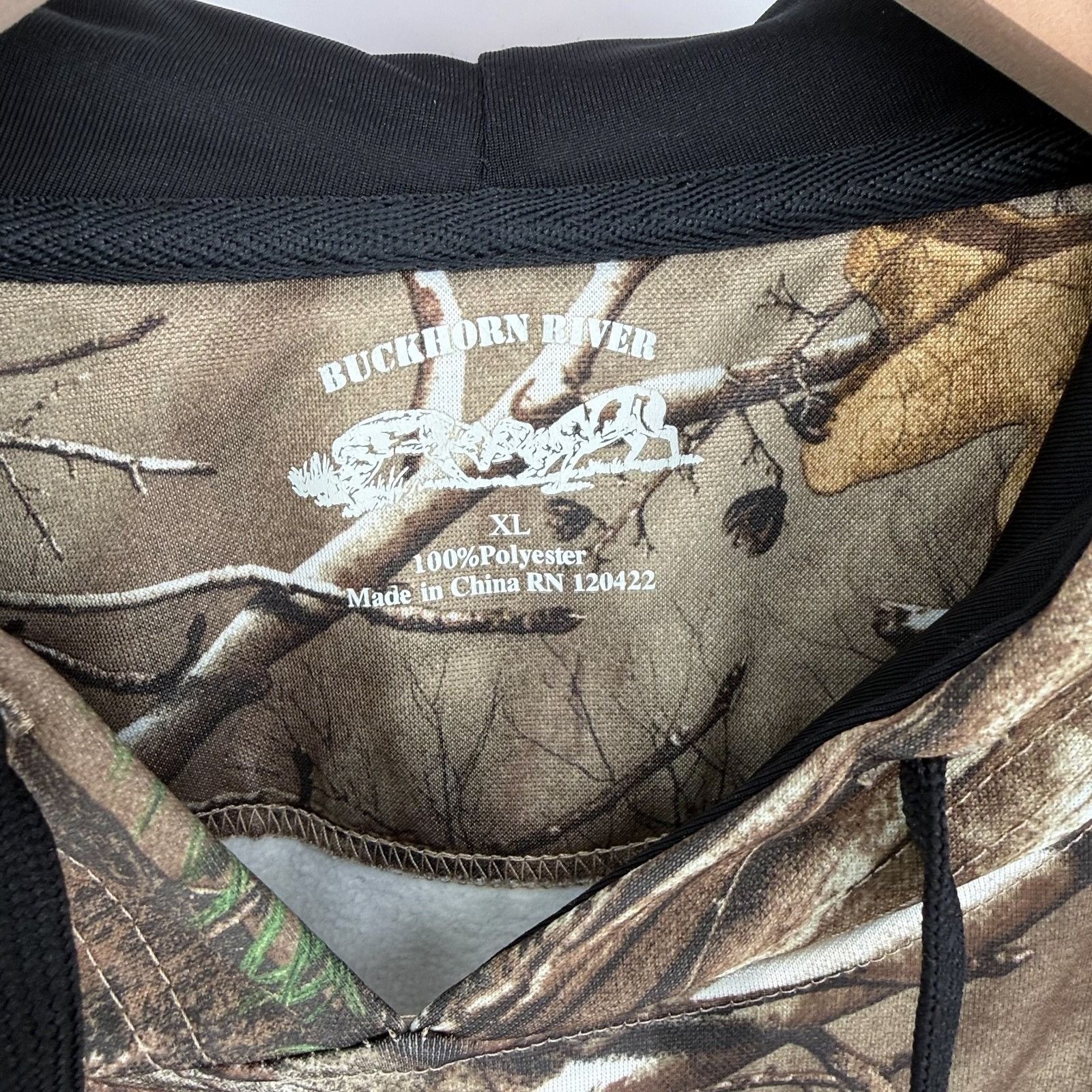 Realtree Buckhorn River RealTree Camo Hoodie Hunting Deer Skull Sweat Size US XL / EU 56 / 4 - 4 Thumbnail