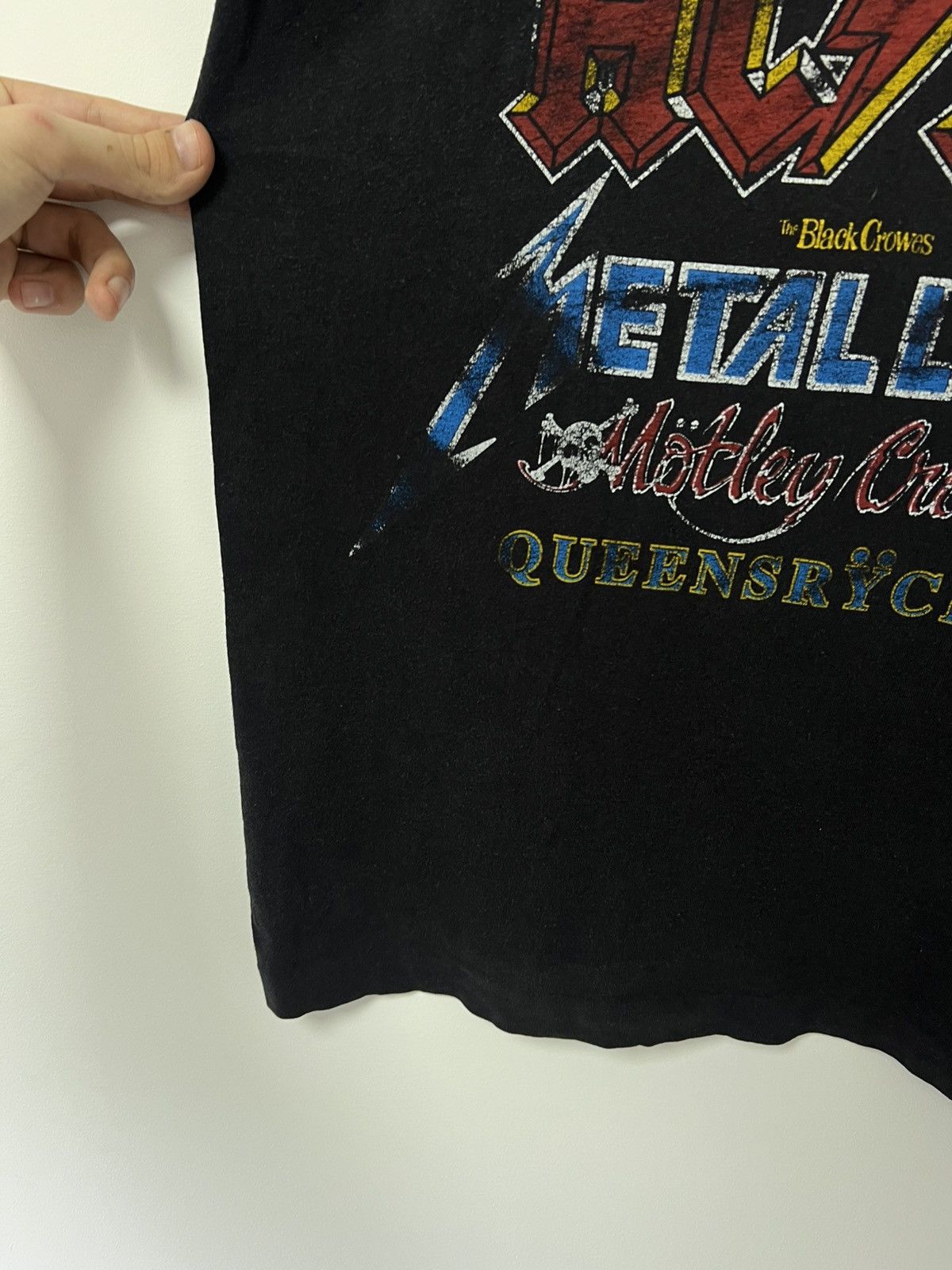 Band Tees × Vintage Vintage 1991s Monsters of Rock Ac Dc Metallica T shirt sz L Size US L / EU 52-54 / 3 - 10 Thumbnail