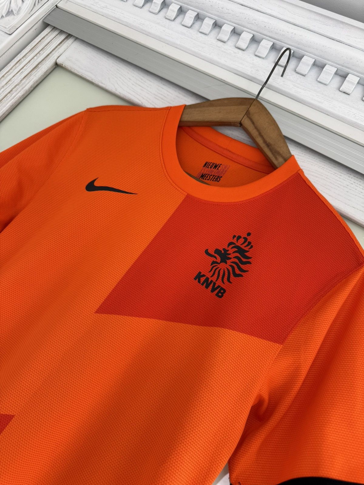 Nike Netherlands 2012-2013 Home Soccer Jersey Football Kit Shirt Size US S / EU 44-46 / 1 - 7 Thumbnail