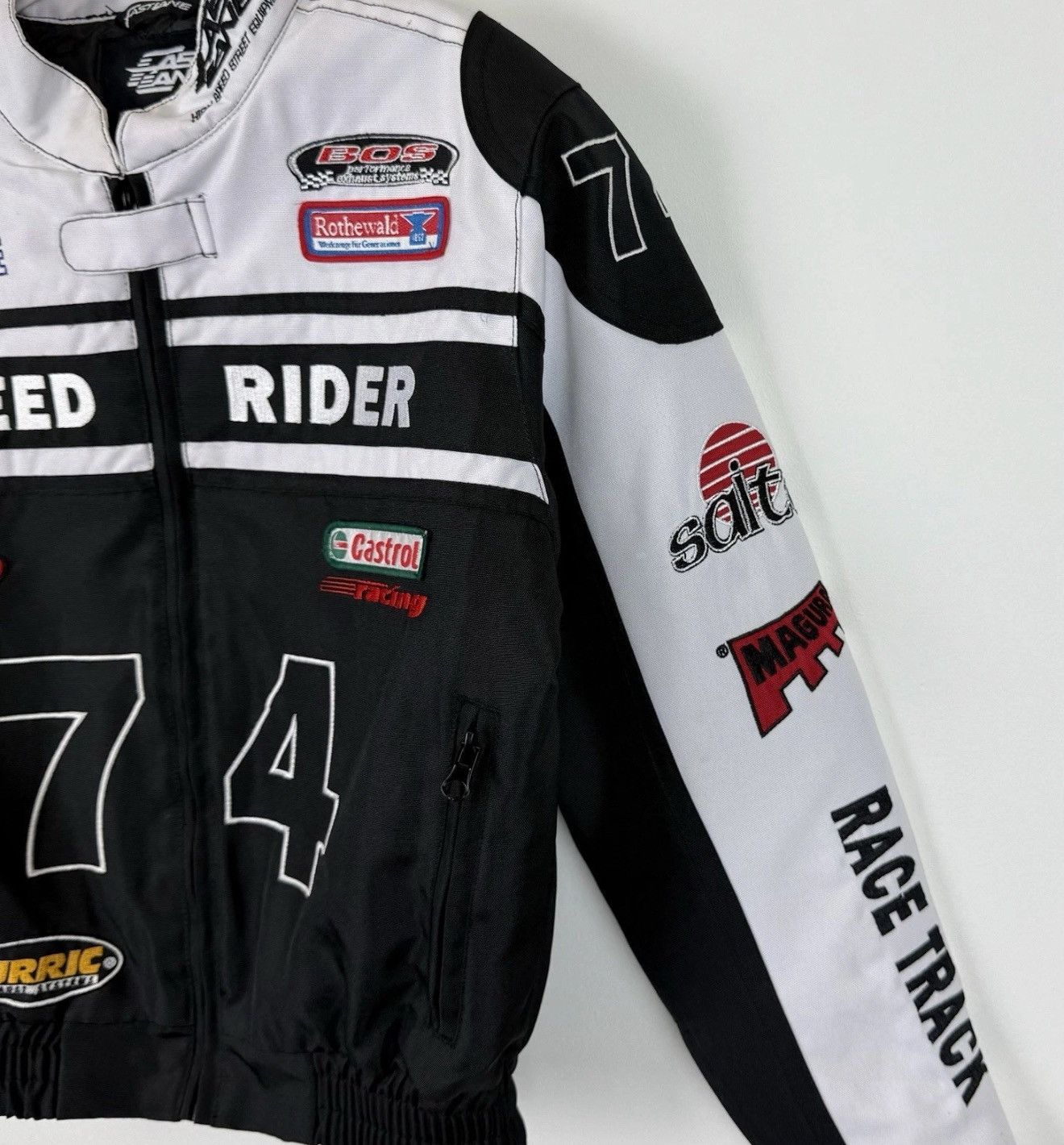 Other Fast Lane Speed Rider Freak Racing Crew Jacket Boy’s Size M Size US XXS / EU 40 - 4 Thumbnail