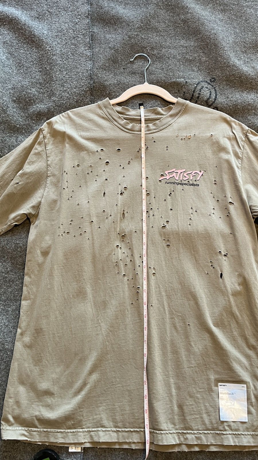 Satisfy Satisfy Running MothTech Specialists Logo Tee Large 🌊 Size US L / EU 52-54 / 3 - 6 Thumbnail