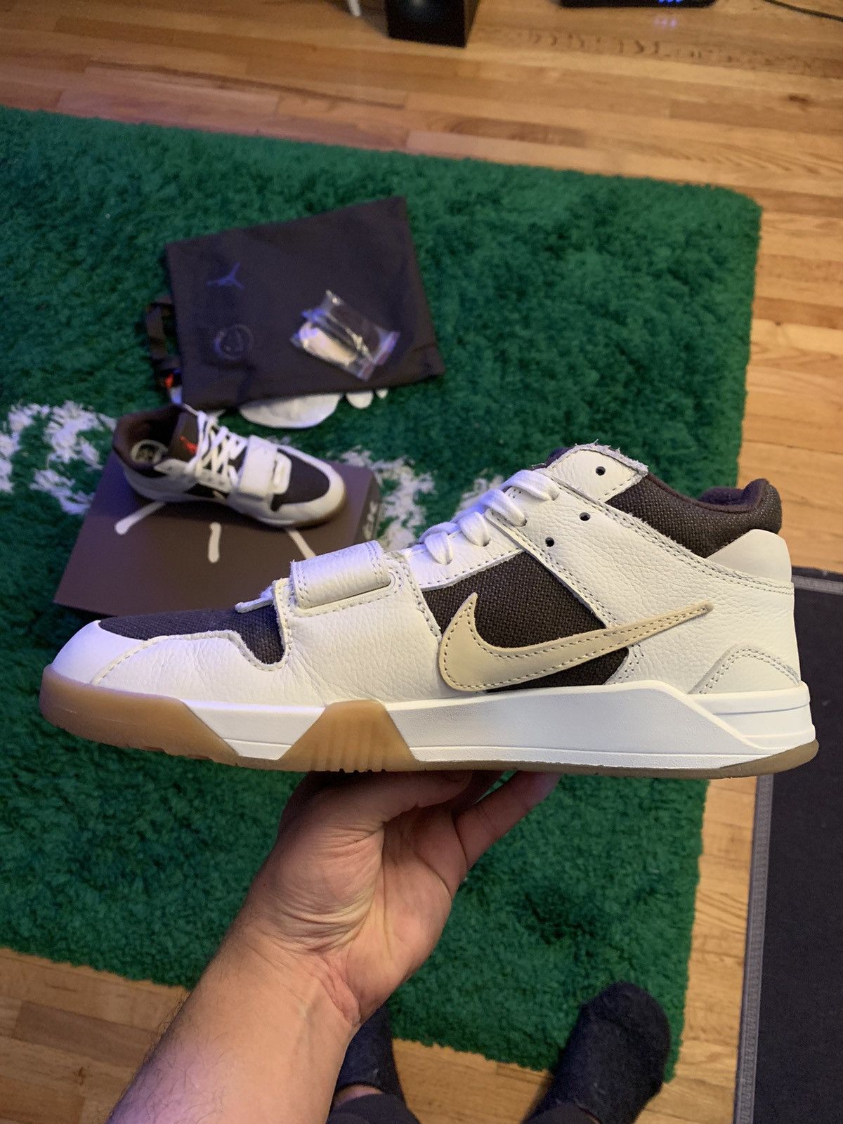 Jordan Brand × Nike × Travis Scott Travis Scott Jumpman Jack Sail Size US 11 / EU 44 - 4 Thumbnail