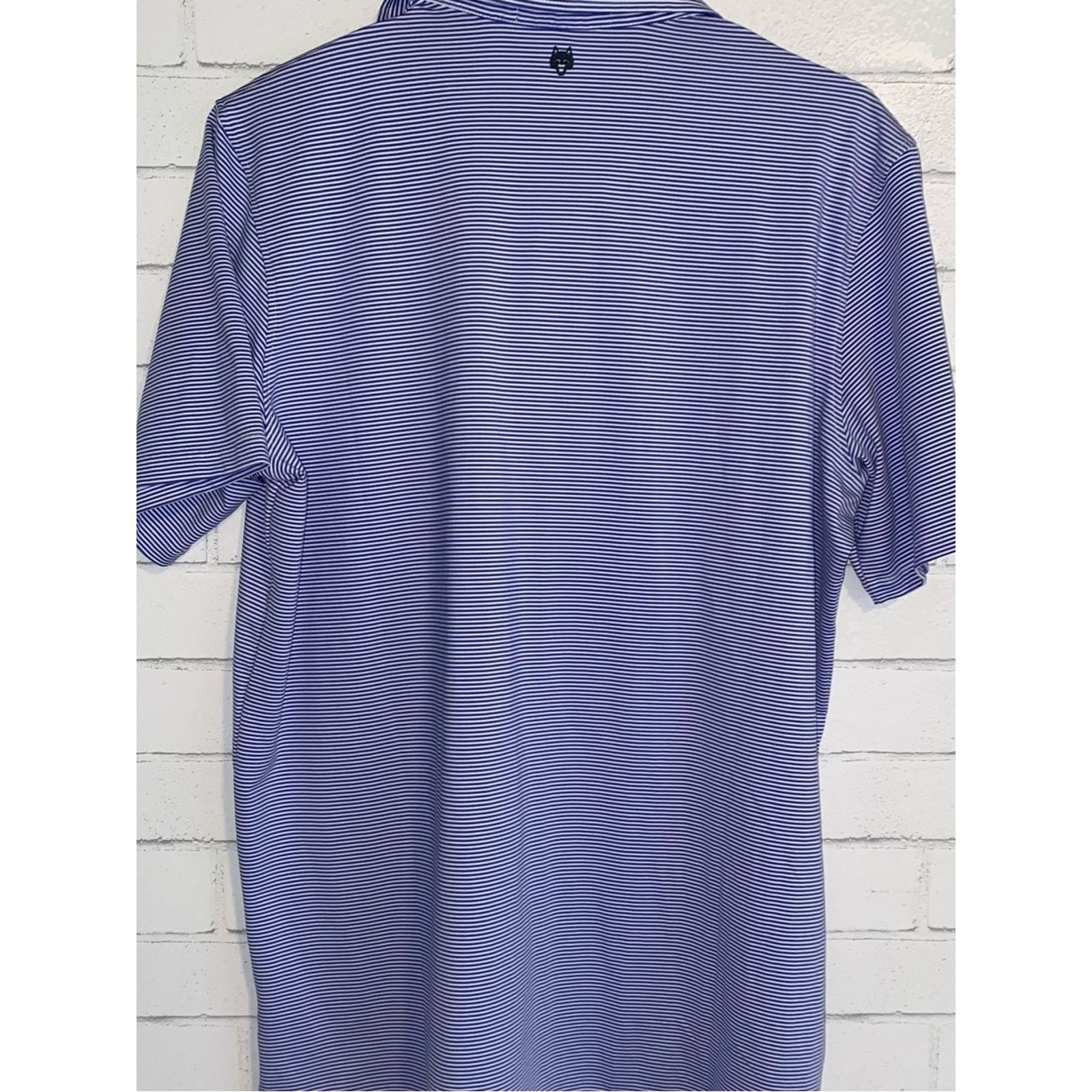 Grenson GREYSON $110 Tavistock Quogue Striped Purple Polo L Size US L / EU 52-54 / 3 - 14 Thumbnail