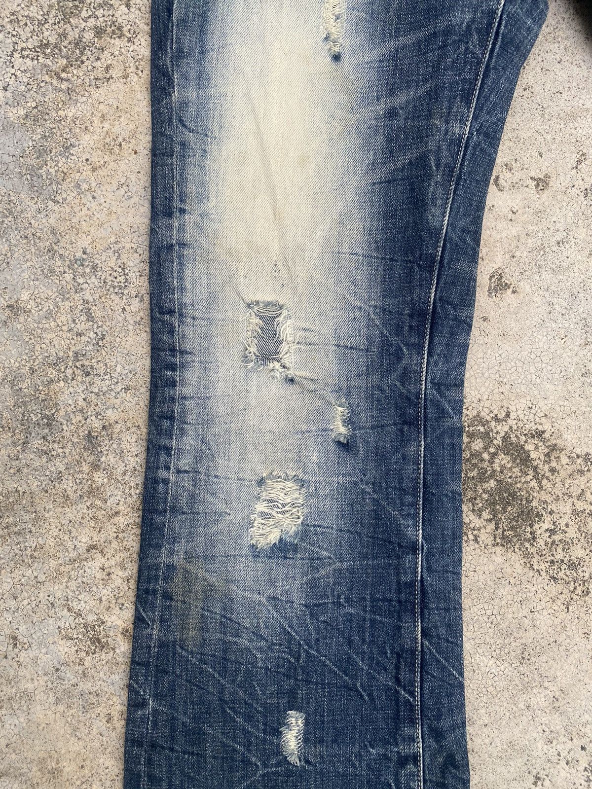 If Six Was Nine × JACKROSE Flare Jeans Jackrose Distressed Clawmark Bootcut Size US 30 / EU 46 - 7 Thumbnail