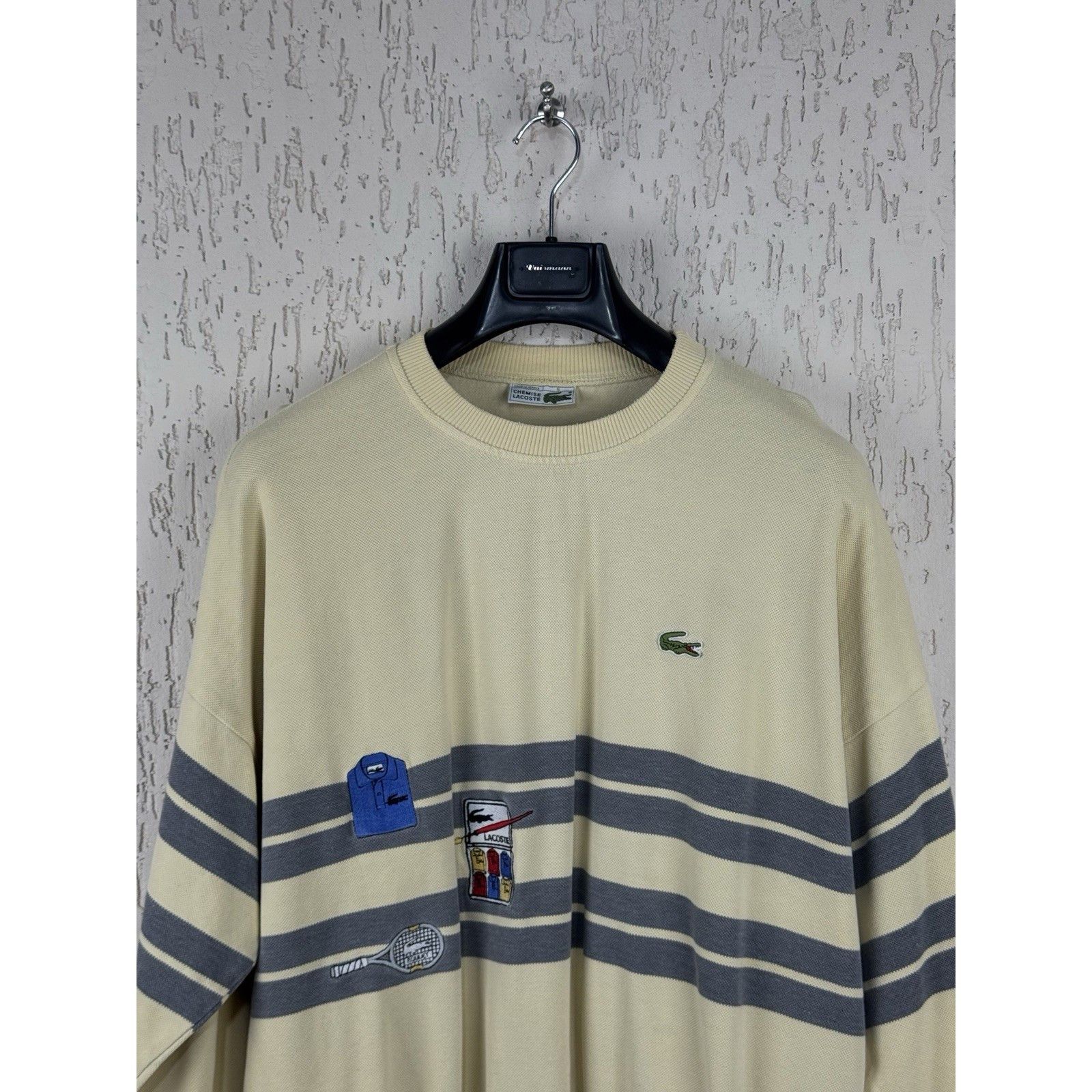 Lacoste Chemise Lacoste Vintage Jumper Mens Size 5 Large Tennis Embr Size US L / EU 52-54 / 3 - 2 Thumbnail