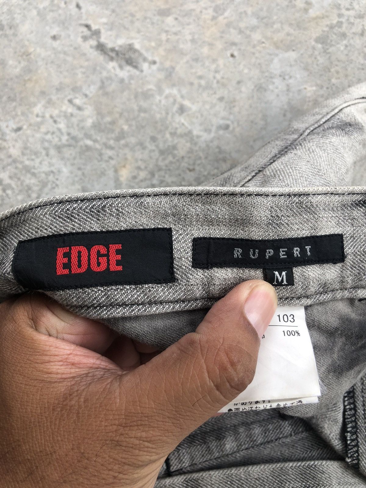 Japanese Brand Y2K Edge Rupert Flared Jeans Distressed Size US 32 / EU 48 - 15 Thumbnail
