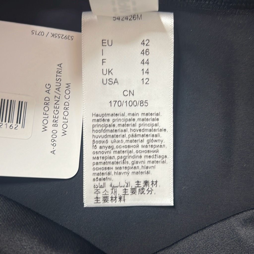 Wolford NWT Wolford Mat De Luxe Forming Body Black 40 12 Size XL / US 12-14 / IT 48-50 - 11 Thumbnail