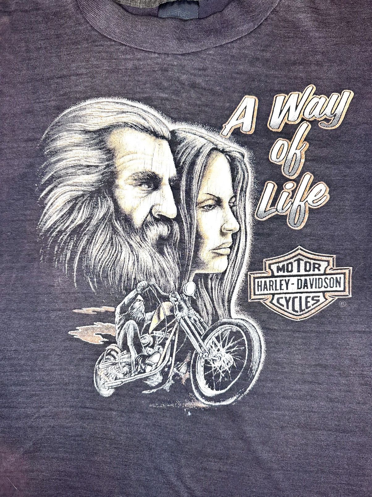 Harley Davidson × Vintage RARE “A Way of Life” single stitch Harley Davidson t-shirt Size US L / EU 52-54 / 3 - 2 Thumbnail