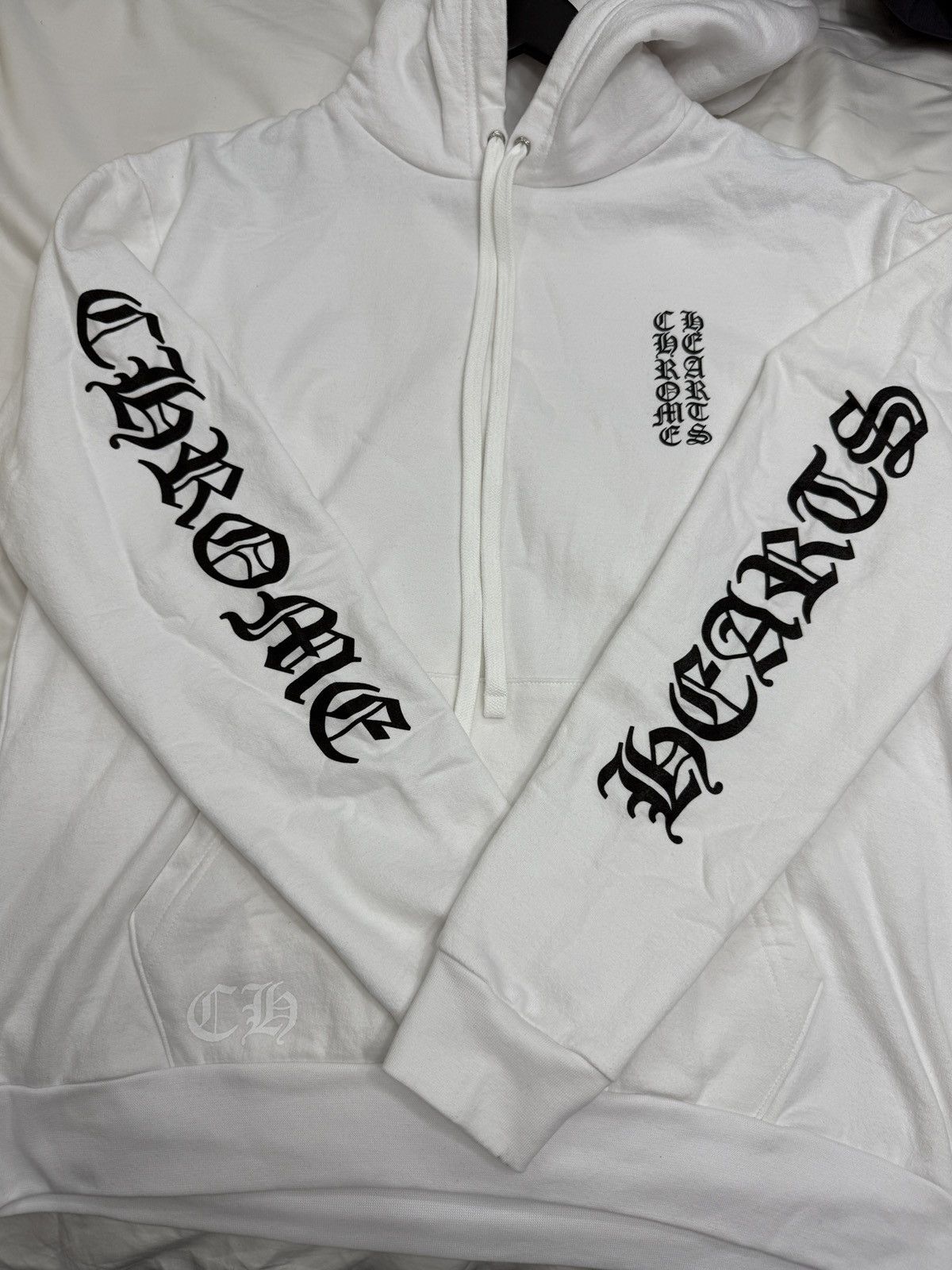 Chrome Hearts Chrome Hearts T Logo FU shoulder zip up hoodie
