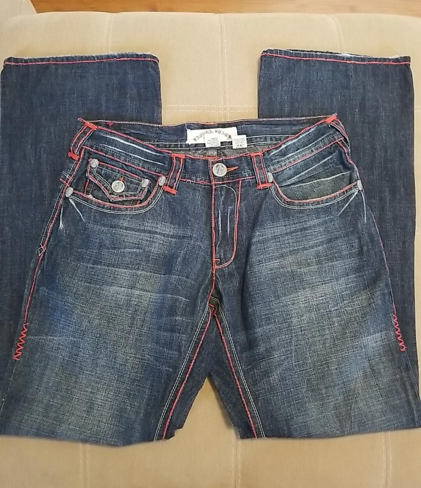 Other Laguna Beach Jeans Men's 36x34 Denim Red Stitch Made In USA Size US 36 / EU 52 - 6 Thumbnail