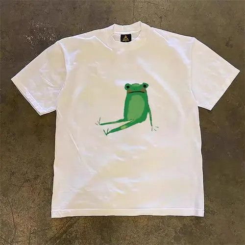 Vintage Ruumika x Itou Street washed retro fun frog print t-shirt Size US M / EU 48-50 / 2 - 7 Thumbnail