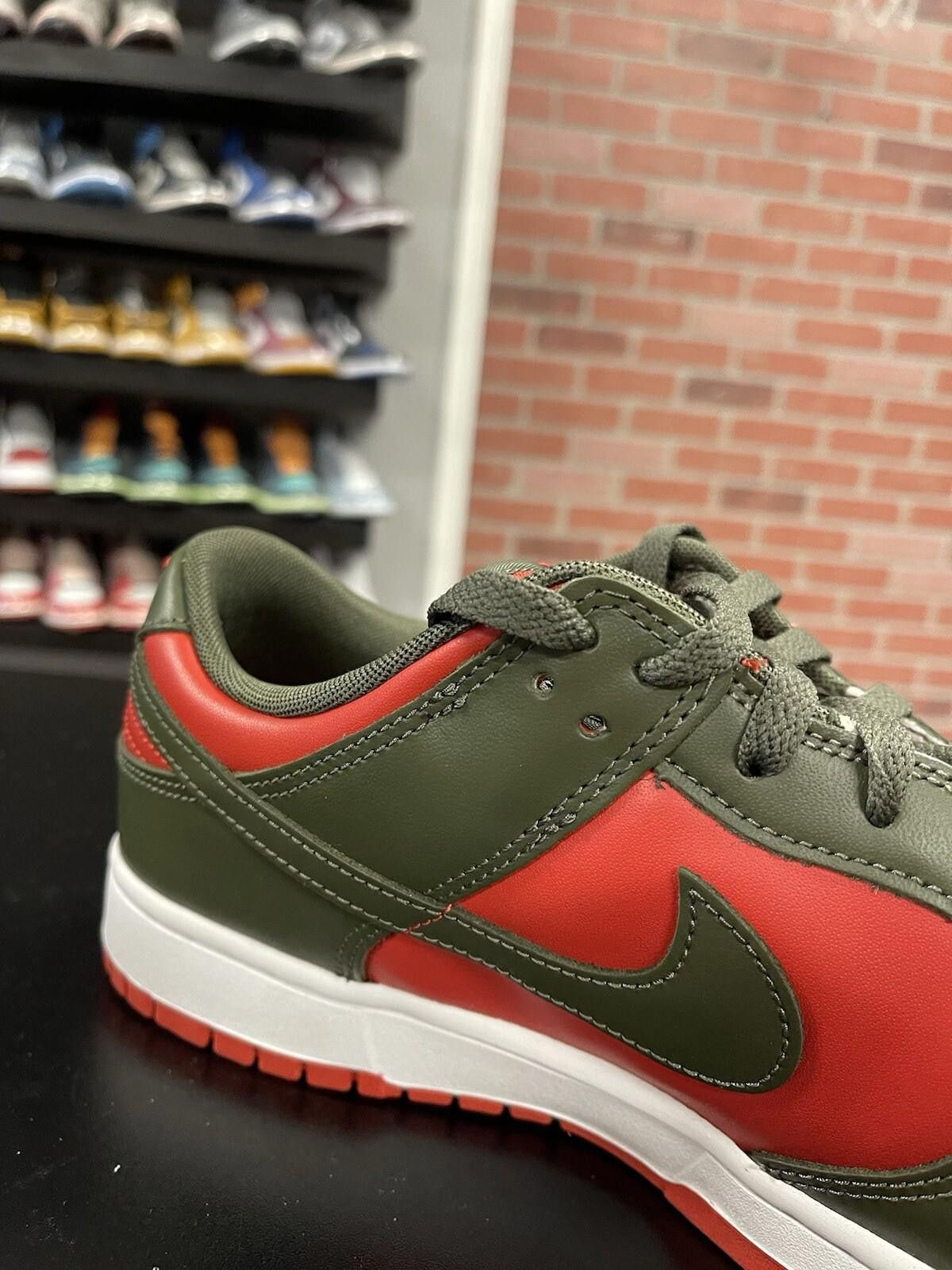 Nike Size 12 - Nike Dunk Low Retro BTTYS Cargo Khaki Mystic Red Size US 12 / EU 45 - 7 Thumbnail