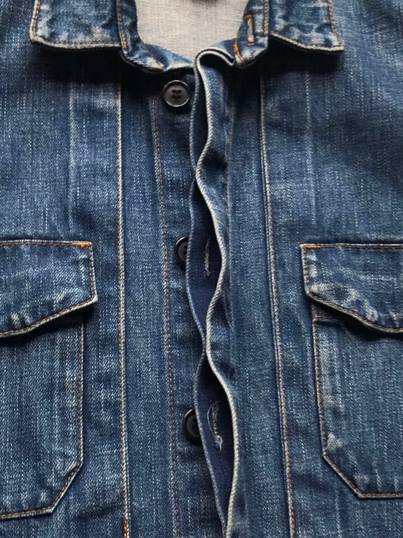 Hedi Slimane 03SS Dior Homme Denim Jacket Size US S / EU 44-46 / 1 - 3 Thumbnail