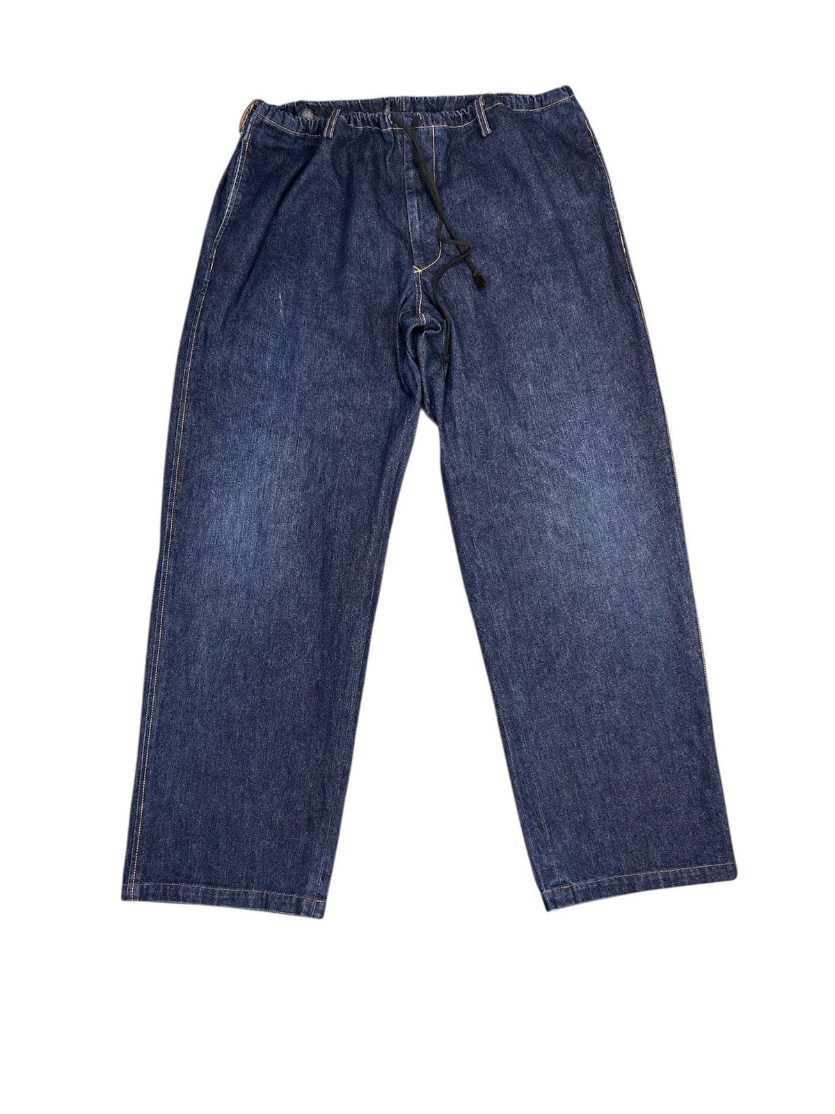 Yohji Yamamoto Yohji Yamamoto Drawstring Denim Jeans Size US 35 - 1 Thumbnail