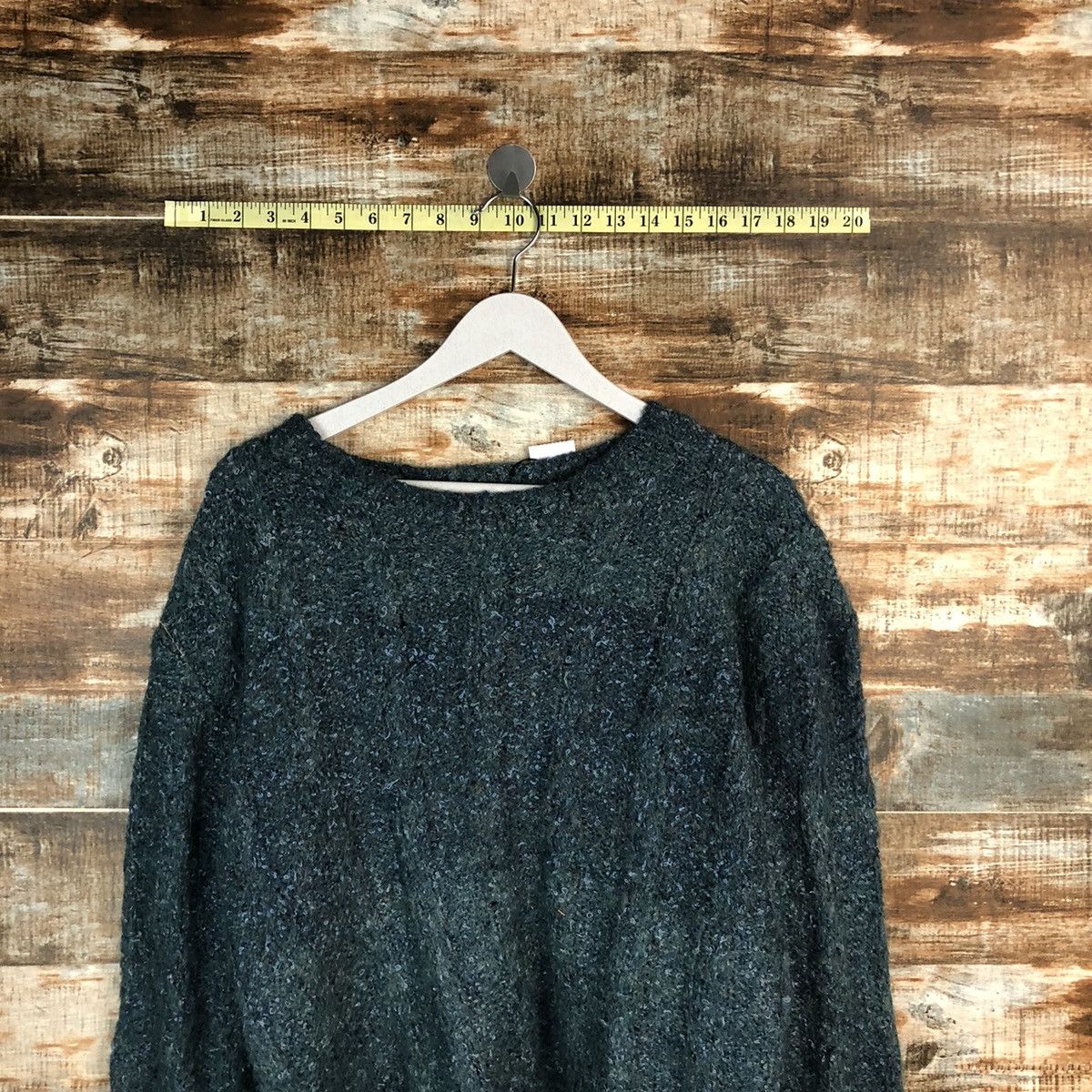 Homespun Knitwear × Japanese Brand Japan vintage 2 tone Green Knitwear #A1647 Size M / US 6-8 / IT 42-44 - 2 Thumbnail
