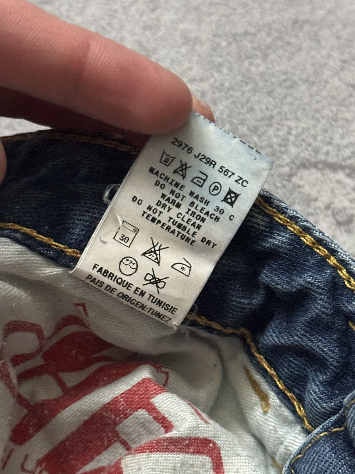 Miss Sixty × Vintage Miss sixty 29 Mary J Wmns Jean pant trouser chino distressed Size 29" - 18 Thumbnail