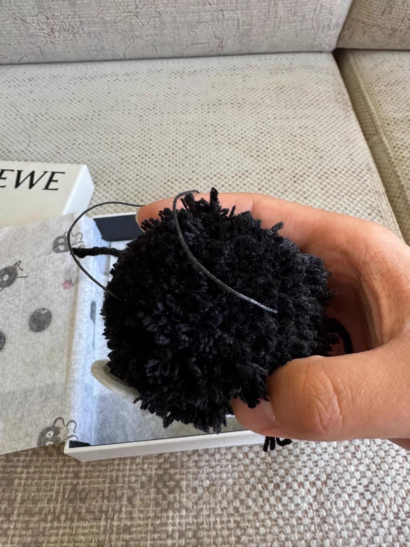 Loewe Loewe Coal Ball Charm Unused Unique Handmade Event Box Cute Size ONE SIZE - 8 Thumbnail