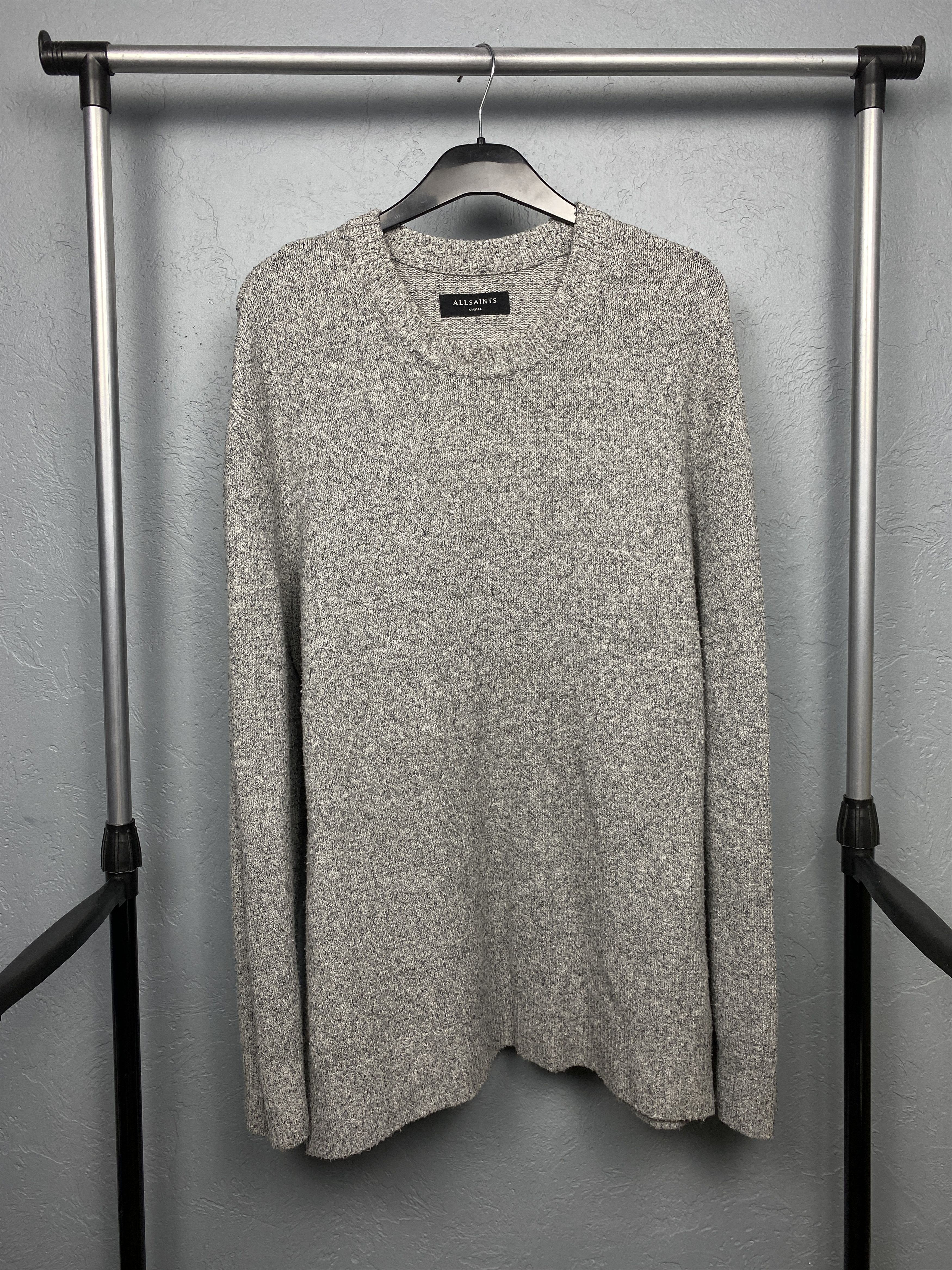 Allsaints Allsaints Mens Hane Crew Neck Knit Sweater Size US S / EU 44-46 / 1 - 1 Thumbnail